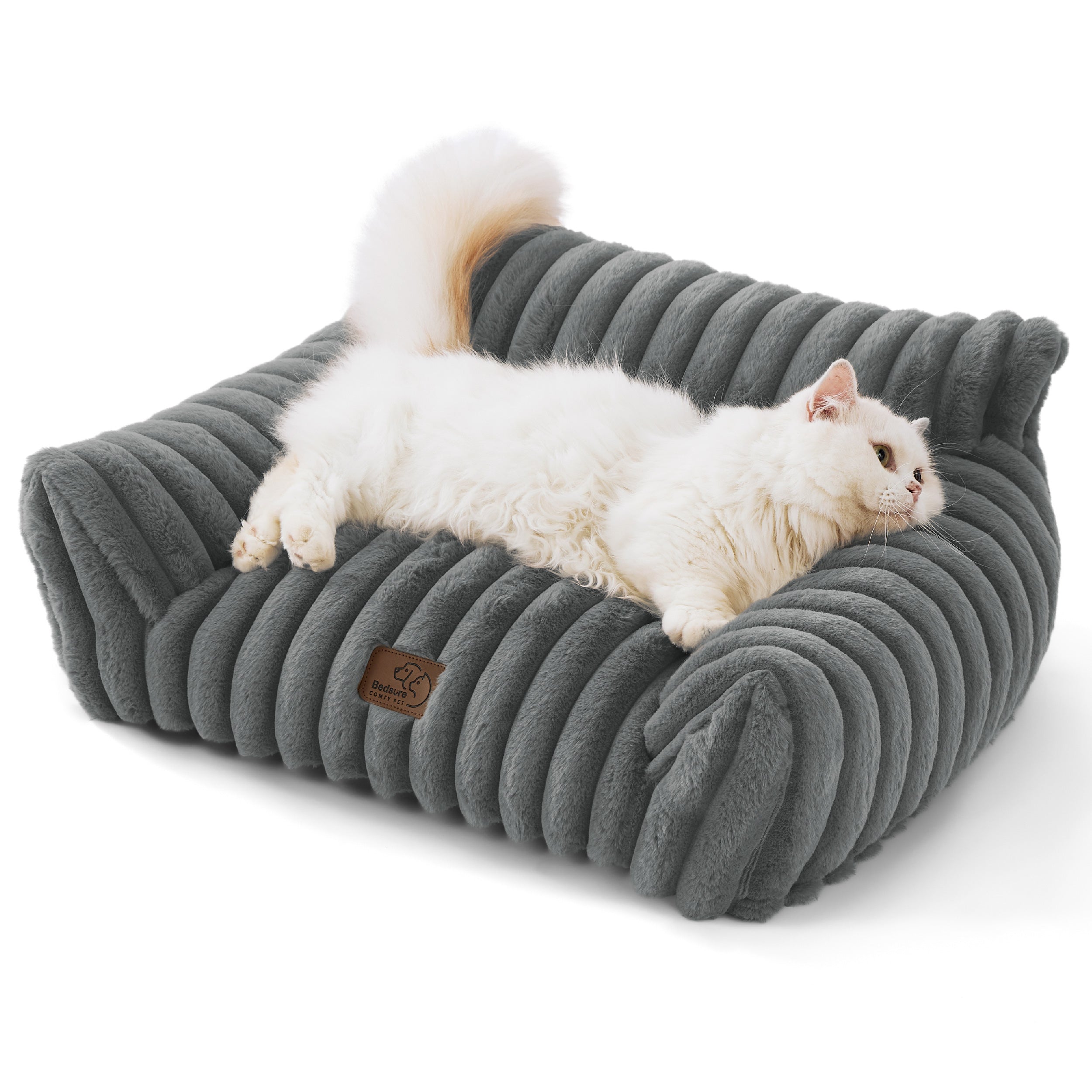 Corduroy Fleece Cat Couch