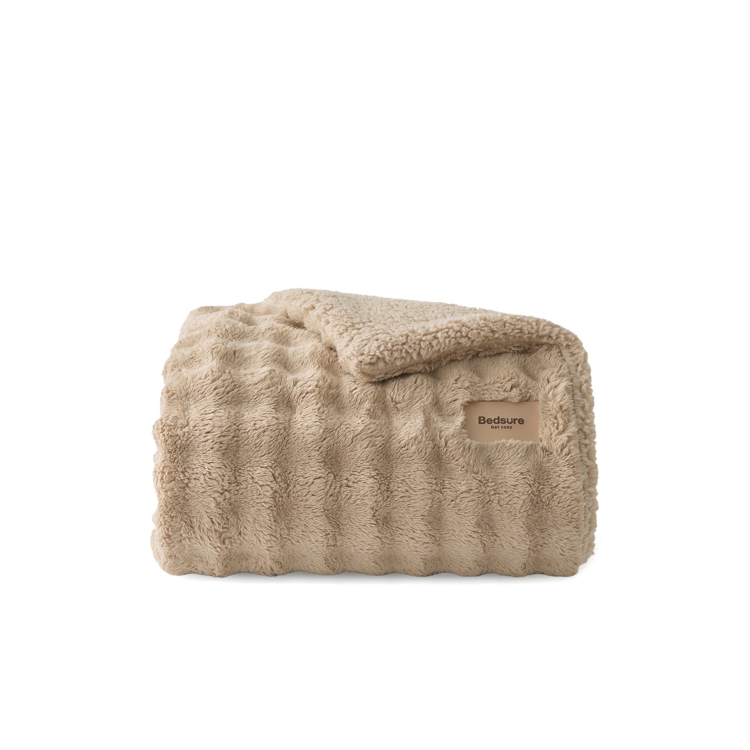 Bubble Sherpa Fleece Blanket