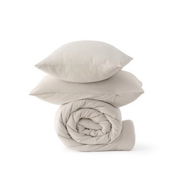 Textured Quilted Comforter Set