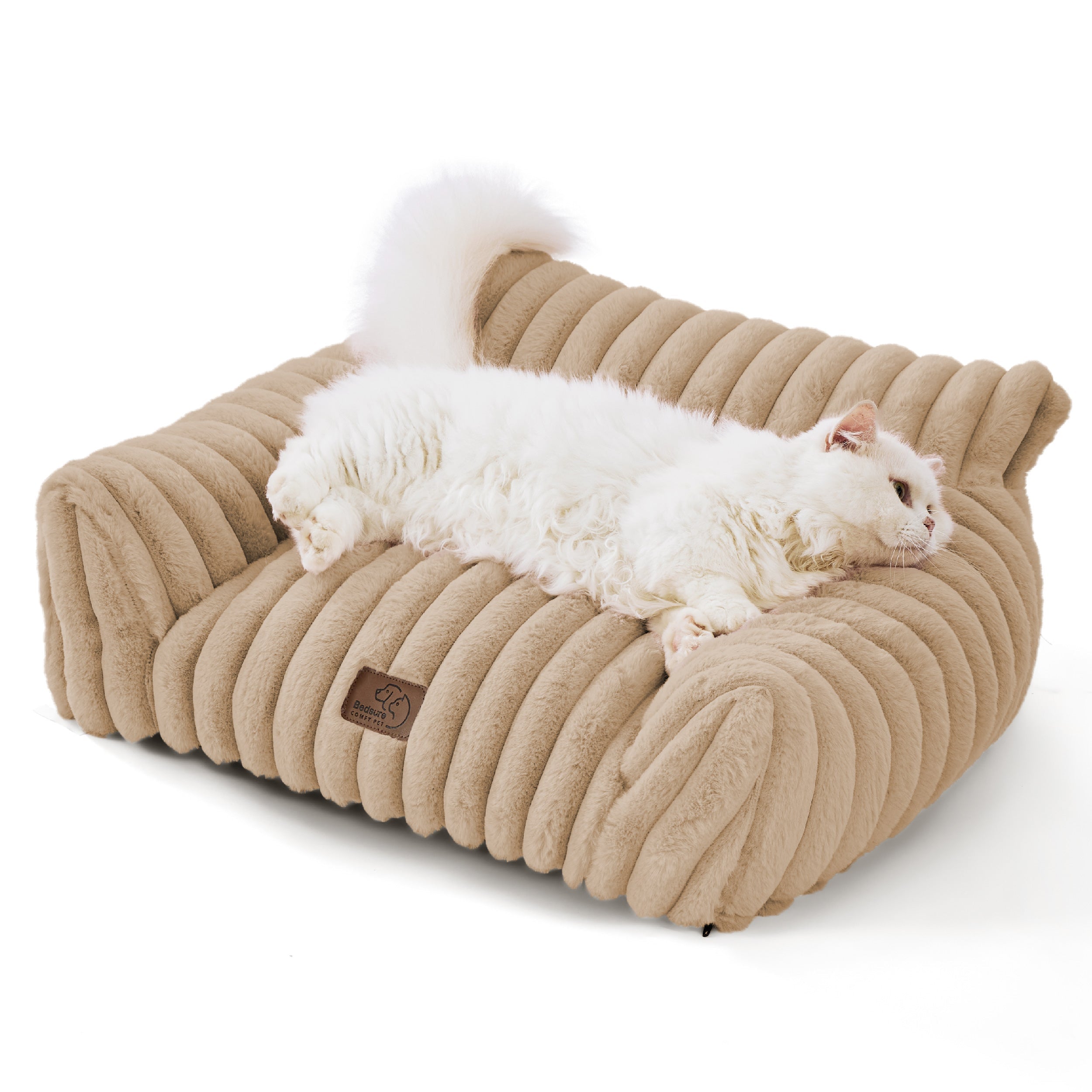 Corduroy Fleece Cat Couch