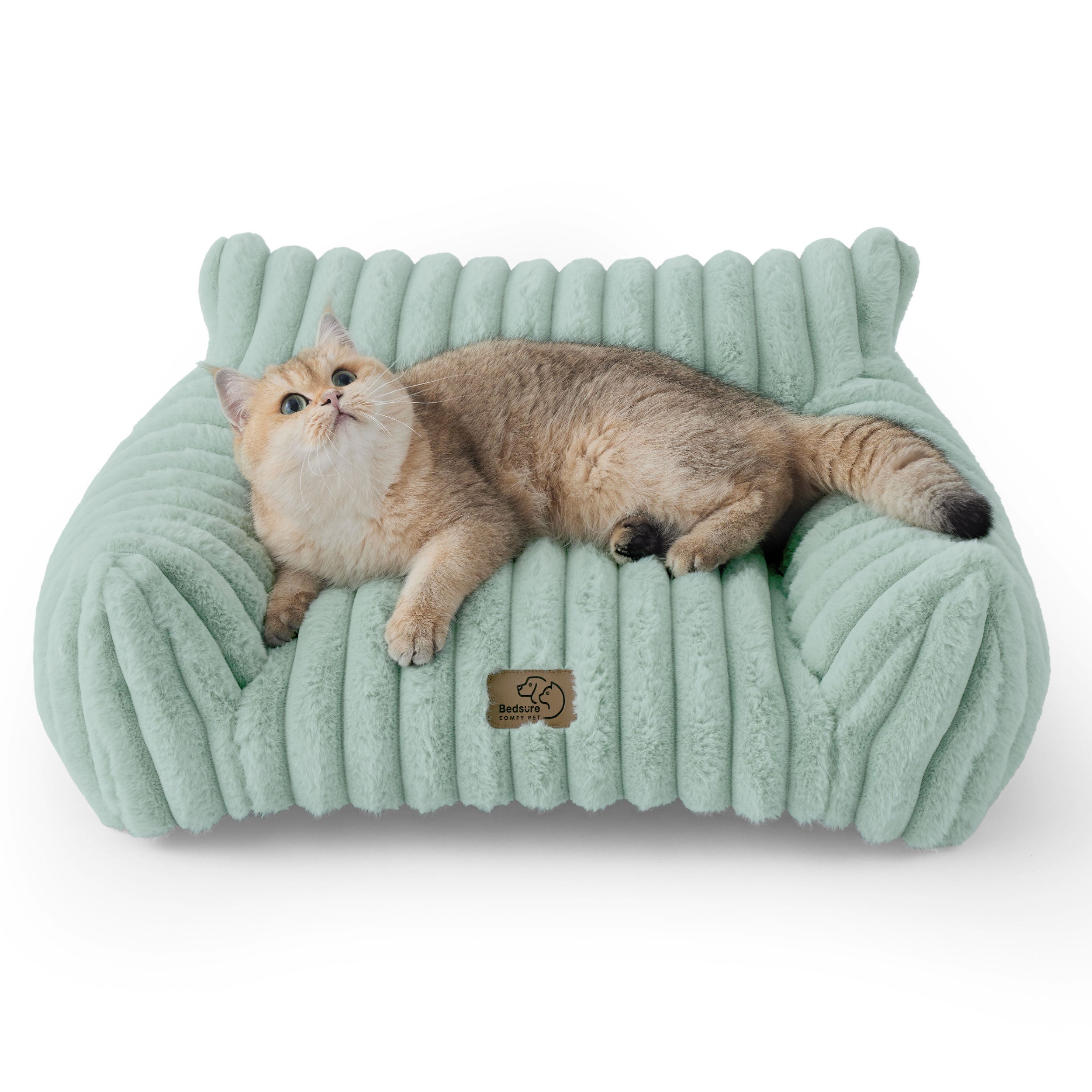Corduroy Fleece Cat Couch