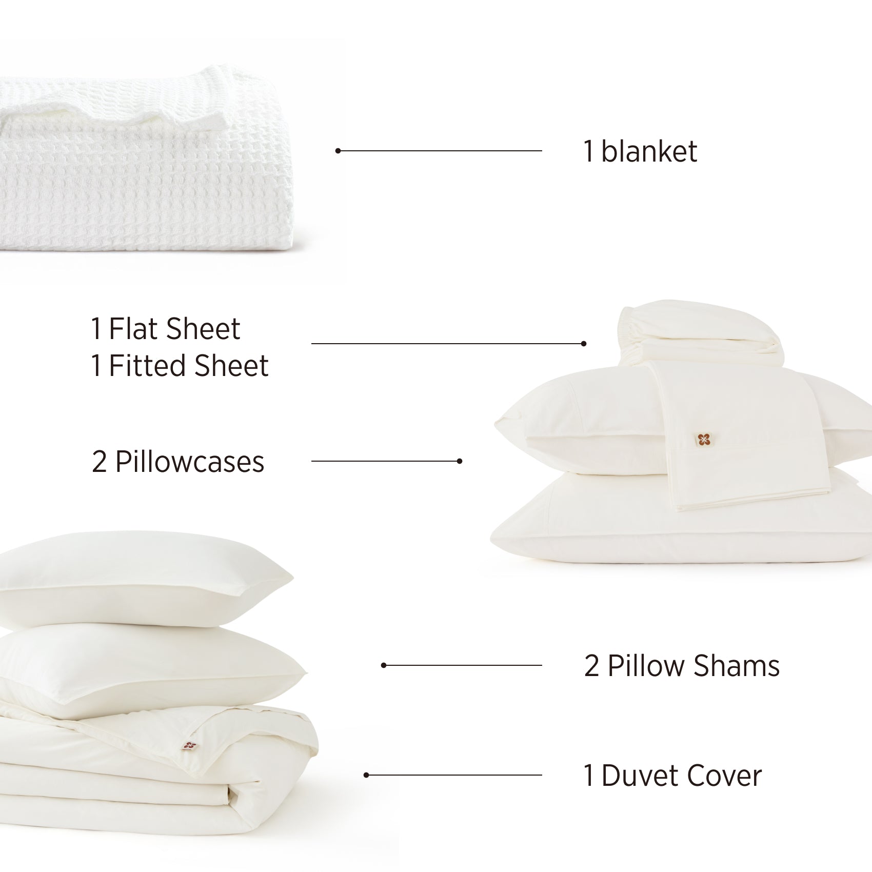 GentleSoft® Organic Cotton Waffle Serenity Bundle