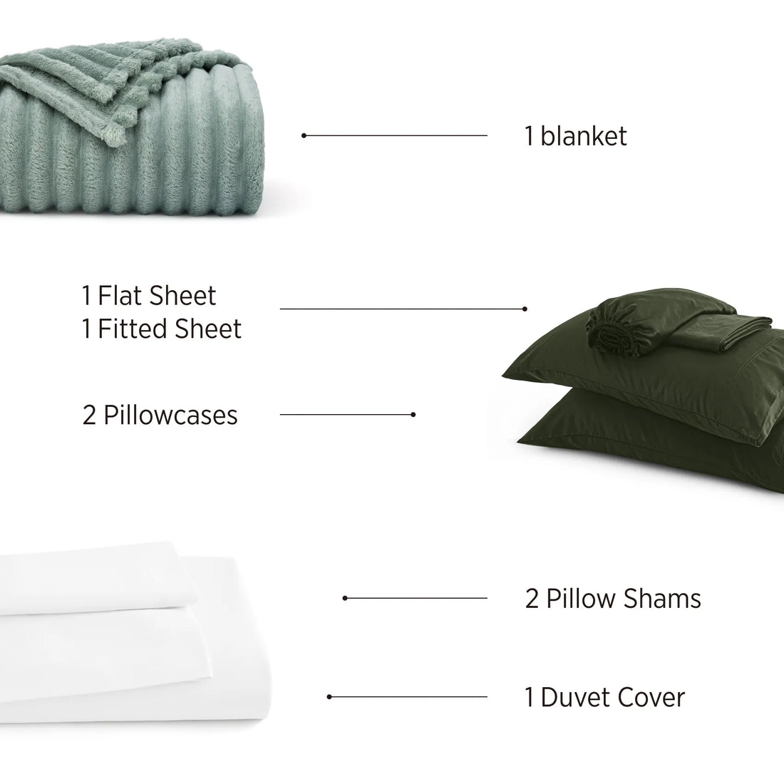 Rayon Derived From Bamboo Modern Cozy Bundle