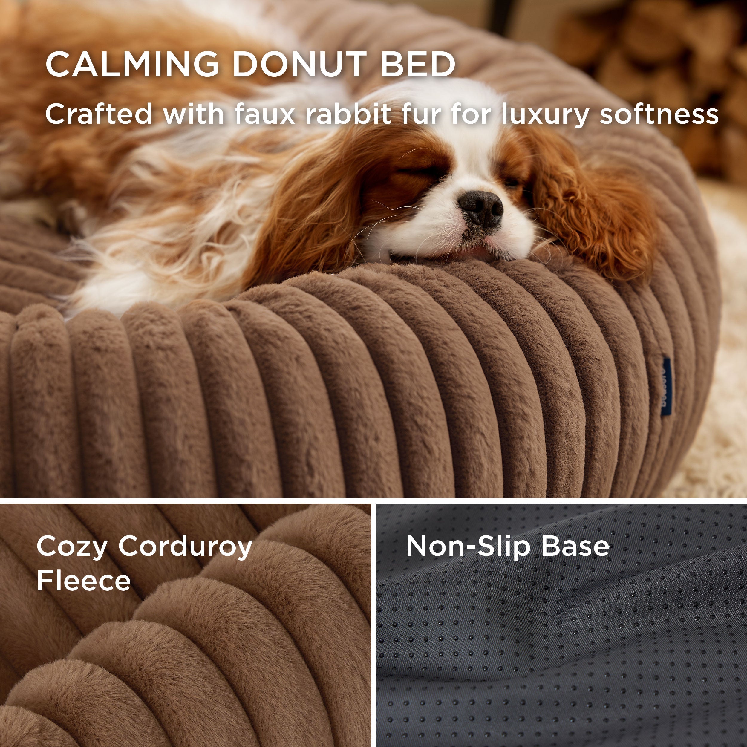 Corduroy Round Pet Bed