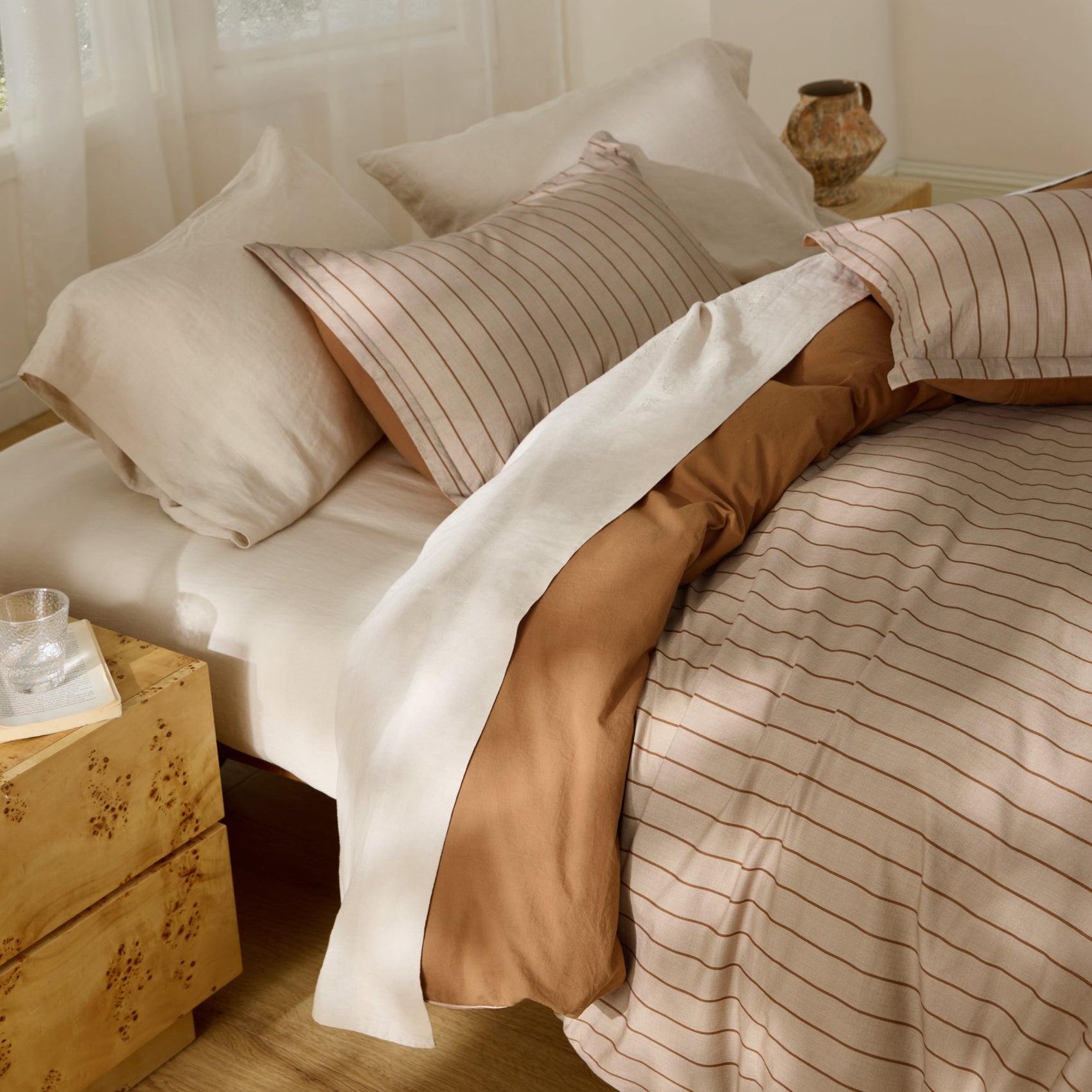 Natural Weekend Washed Cotton Stripe Bundle