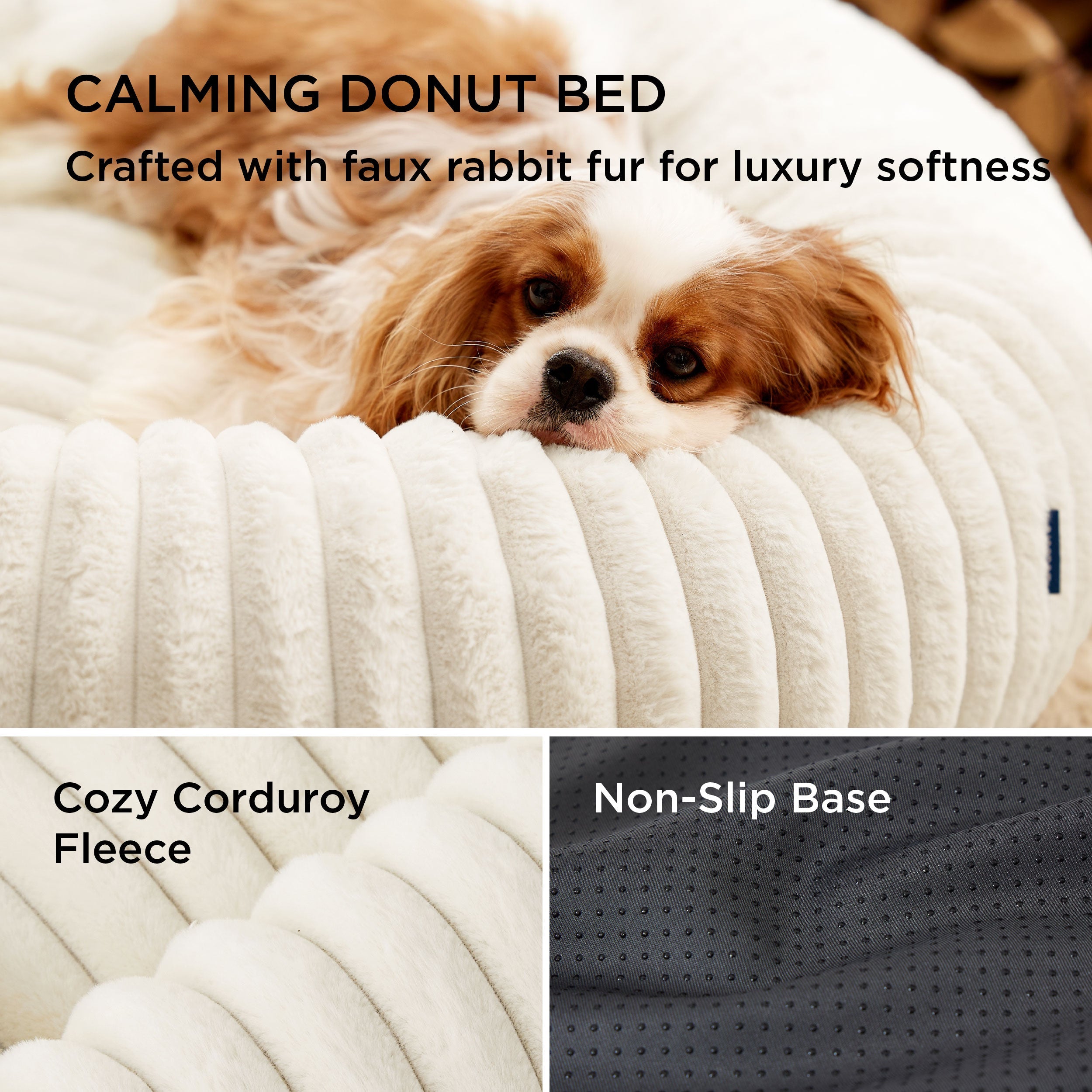 Corduroy Round Pet Bed