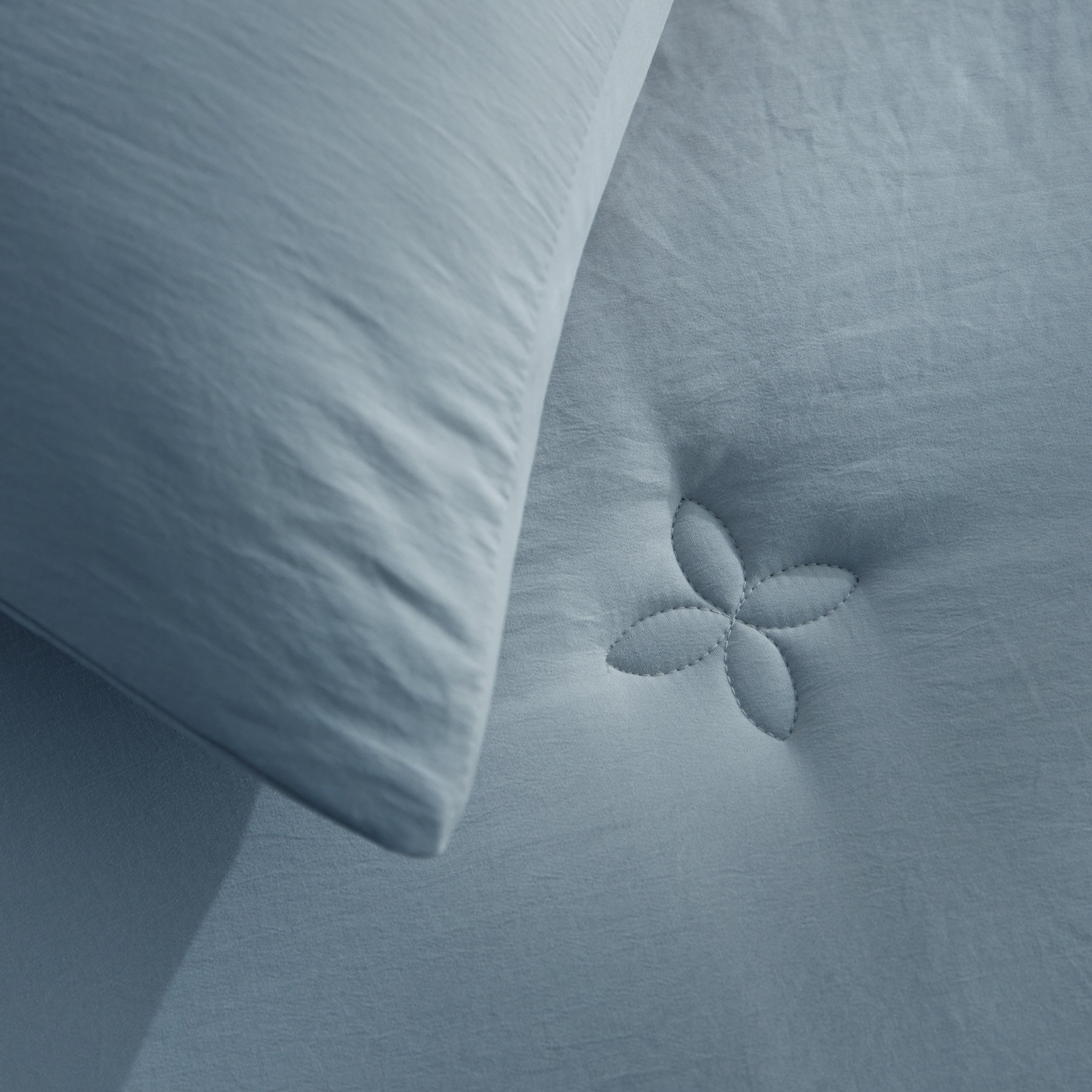 Textured Quilted Comforter Set