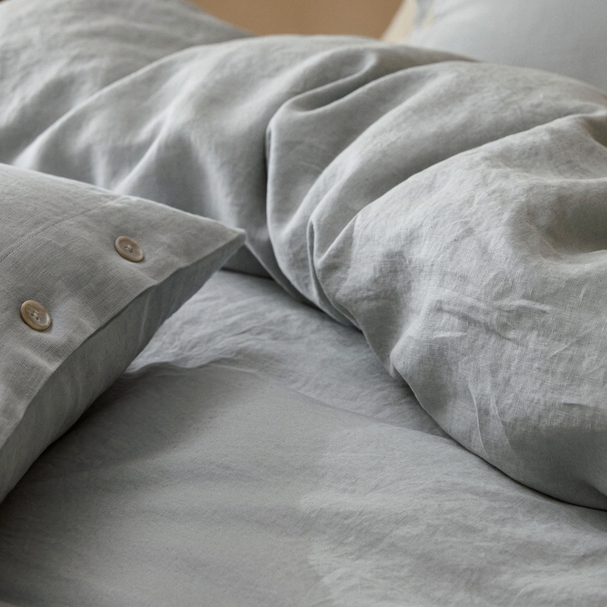 GentleSoft® Washed Linen Duvet Cover Set
