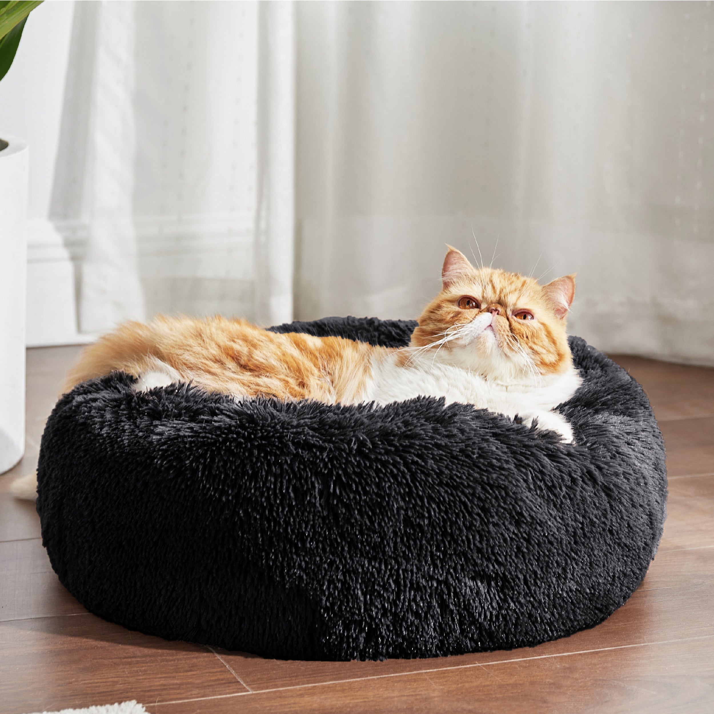 Calming Donut Bed for Dogs and Cats