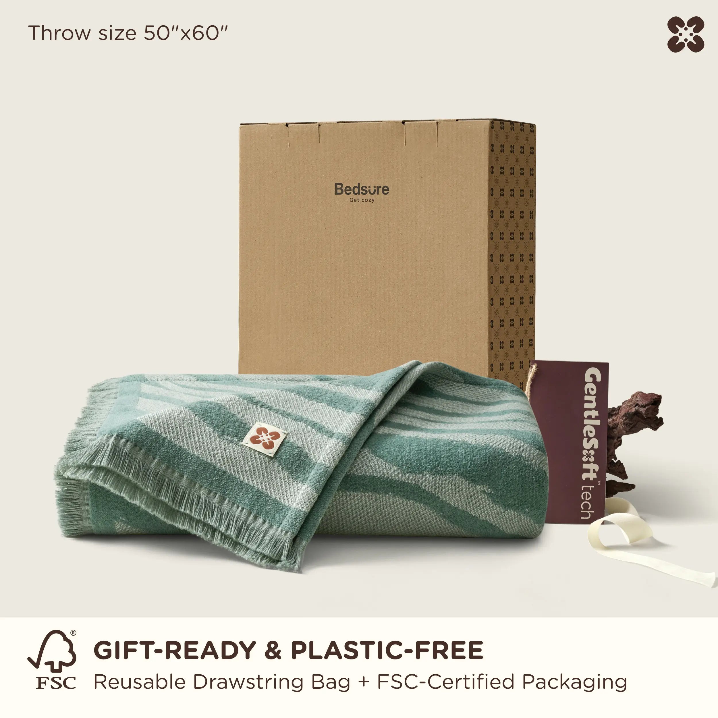 GentleSoft® Chenille Woven Textured Blanket