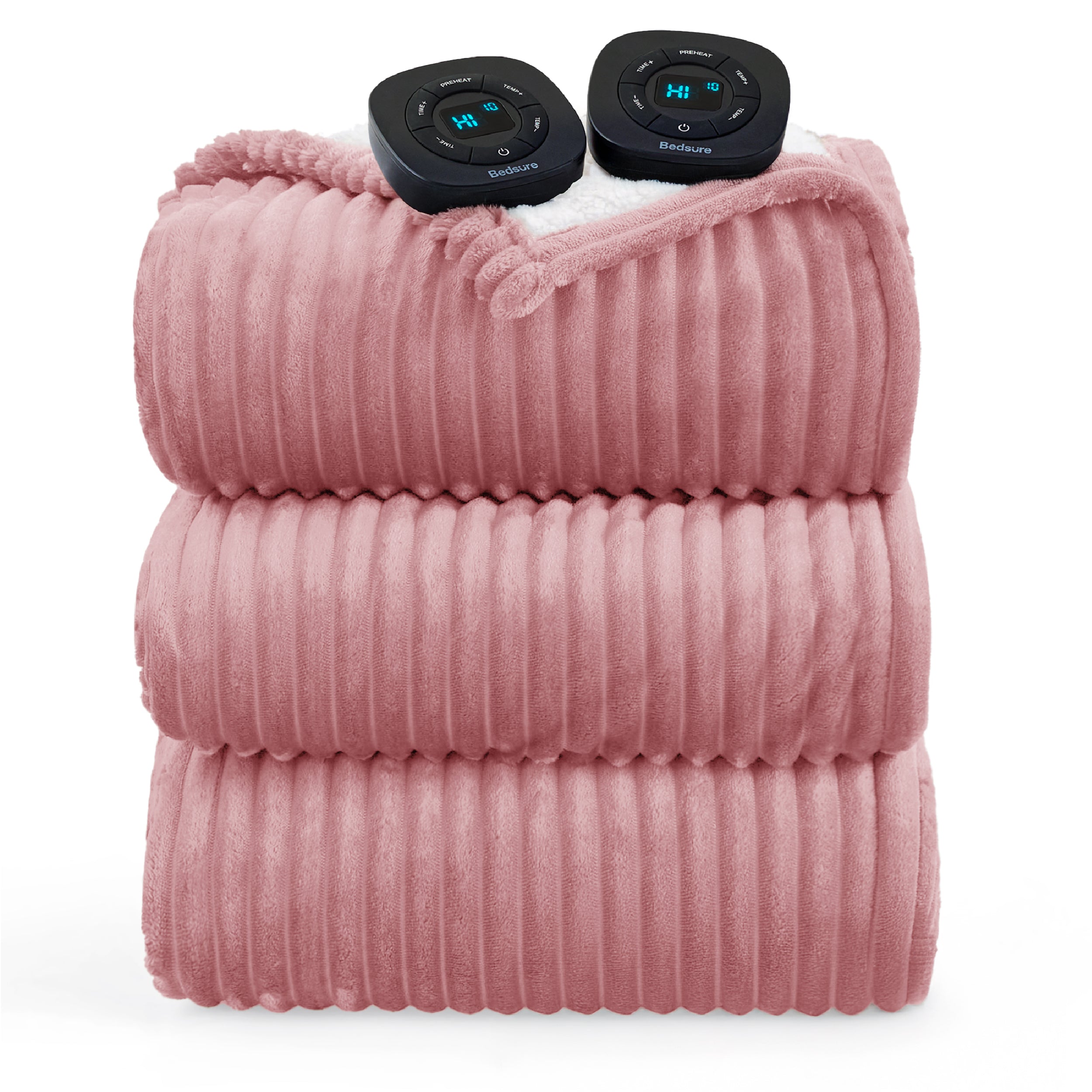 GentleSoft® Ribbed Heated Blanket