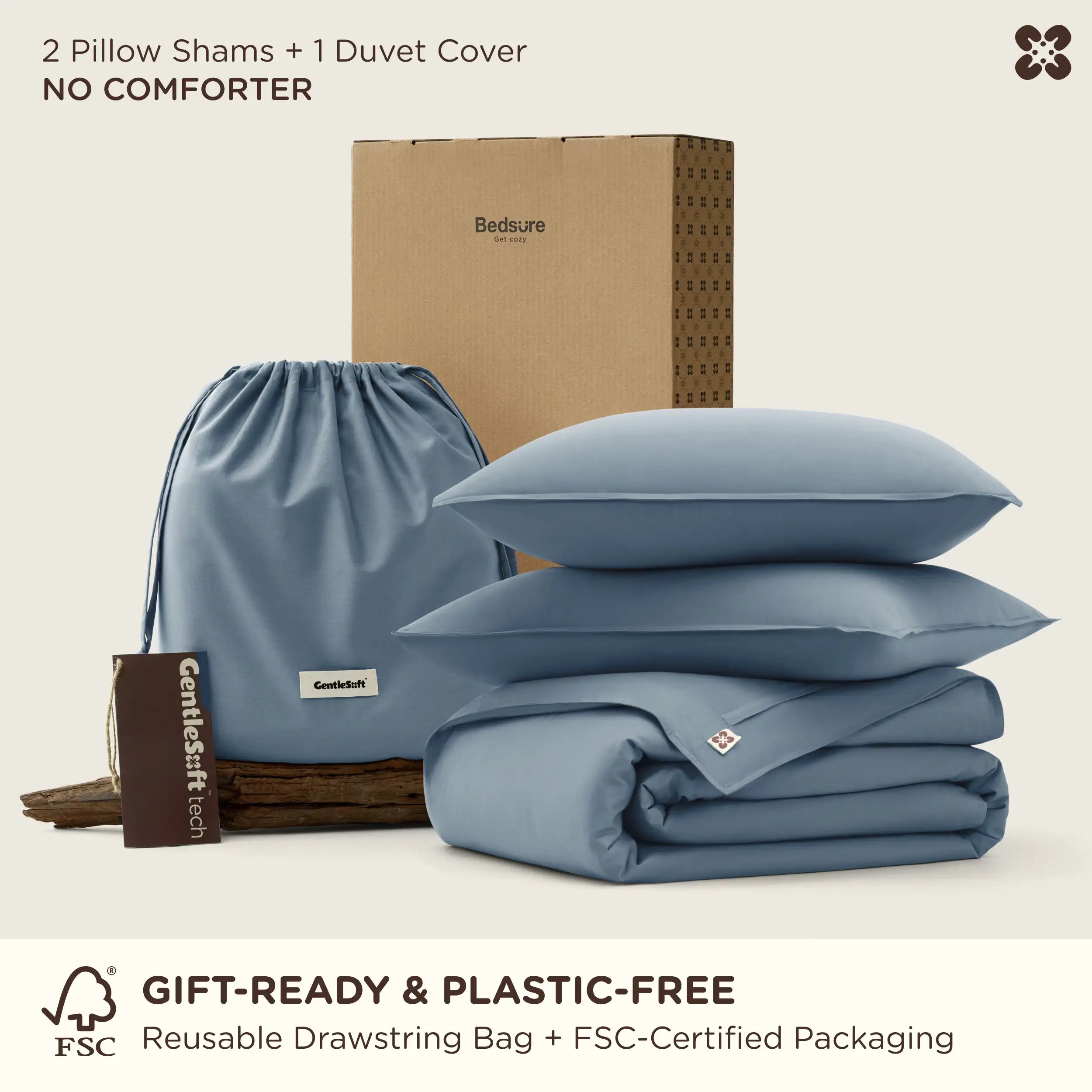 GentleSoft® Serene Blend Duvet Cover Set