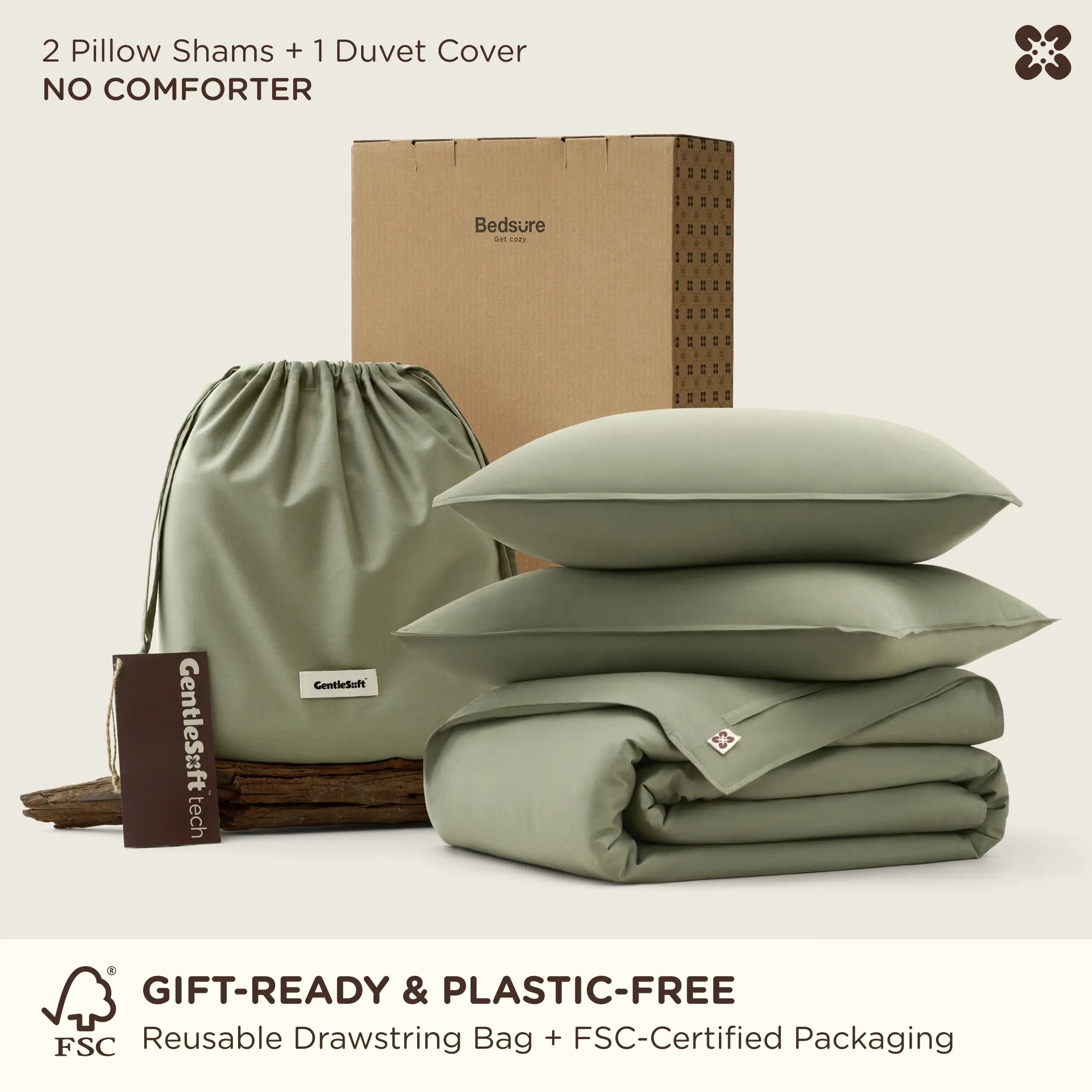 GentleSoft® Serene Blend Duvet Cover Set