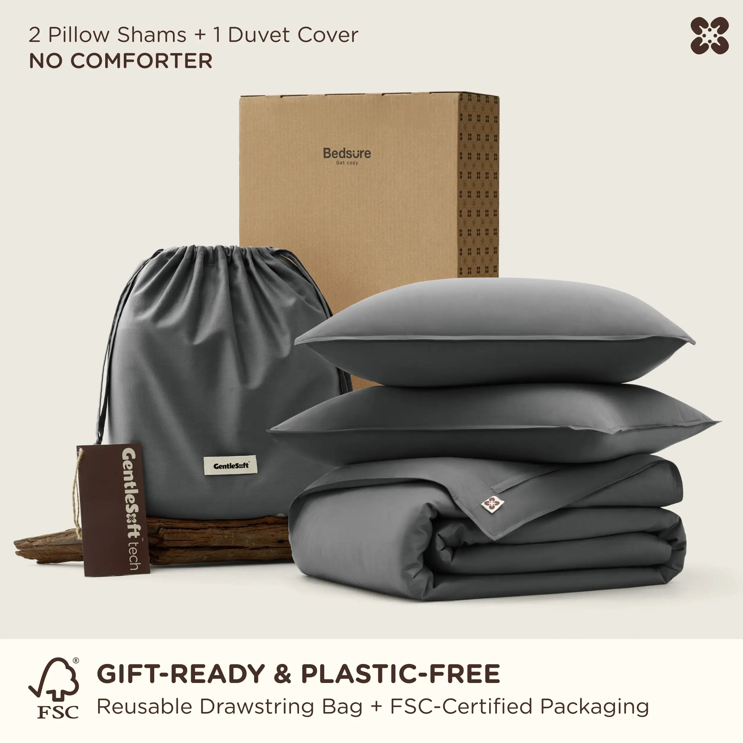 GentleSoft® Serene Blend Duvet Cover Set