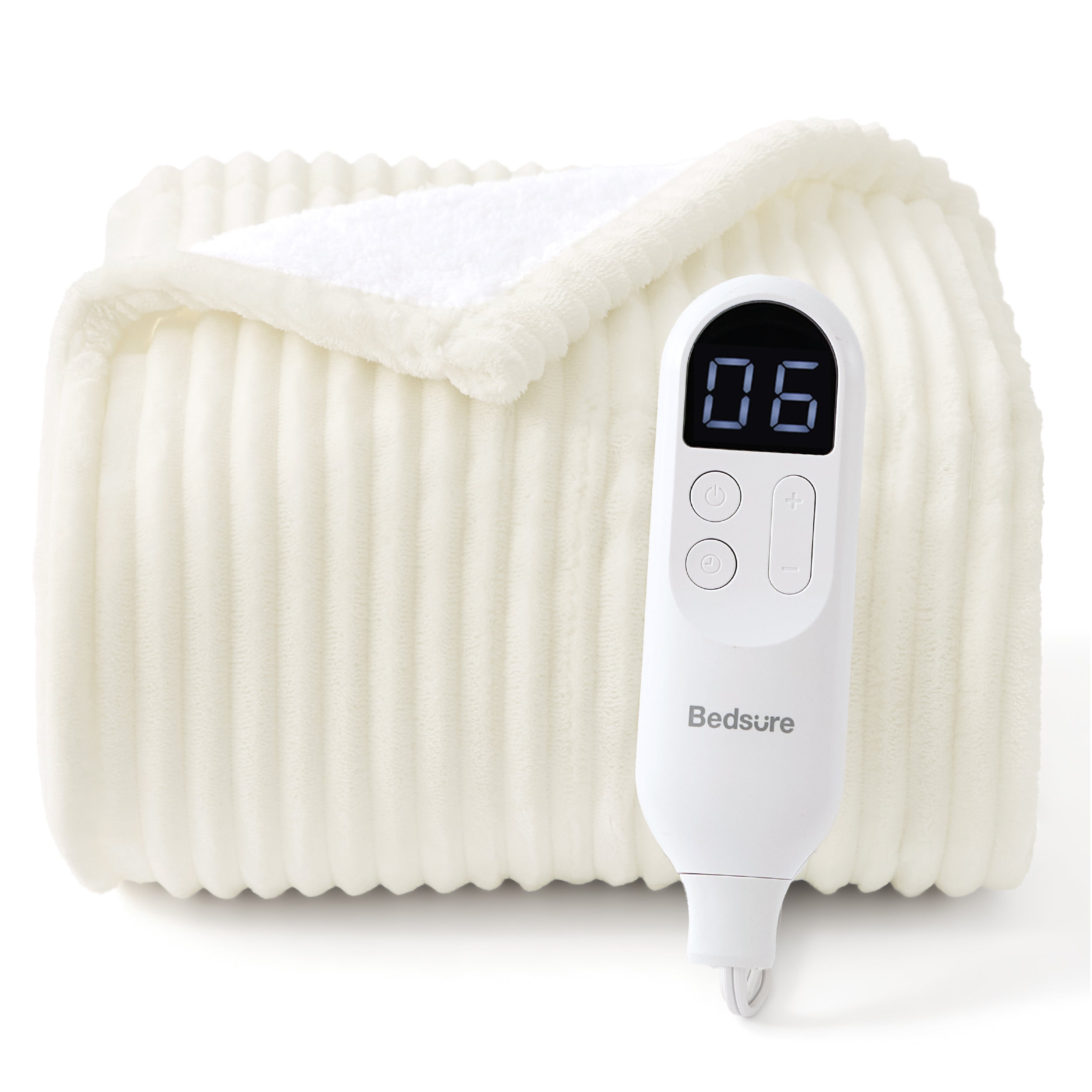 GentleSoft® Ribbed Heated Blanket