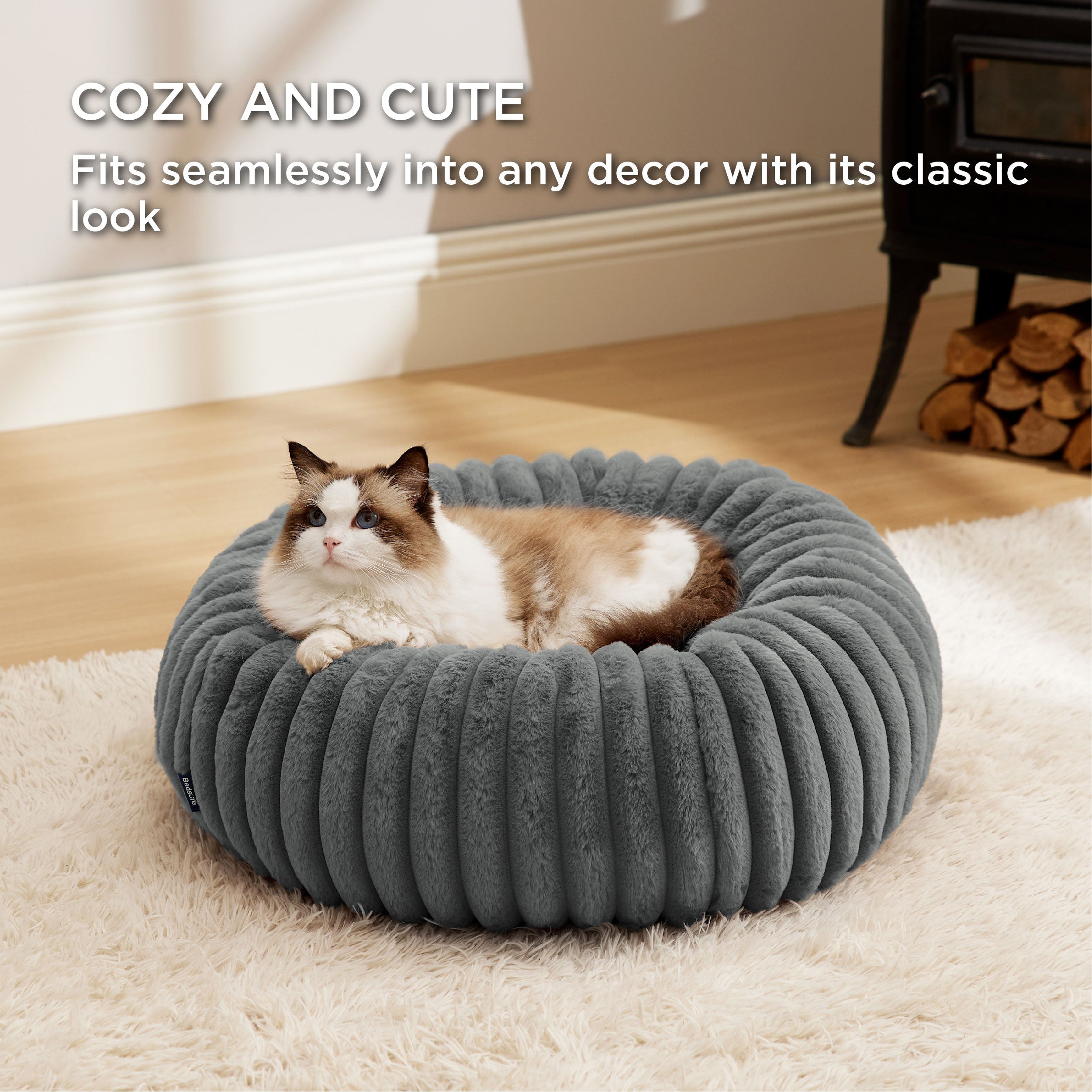 Corduroy Round Pet Bed