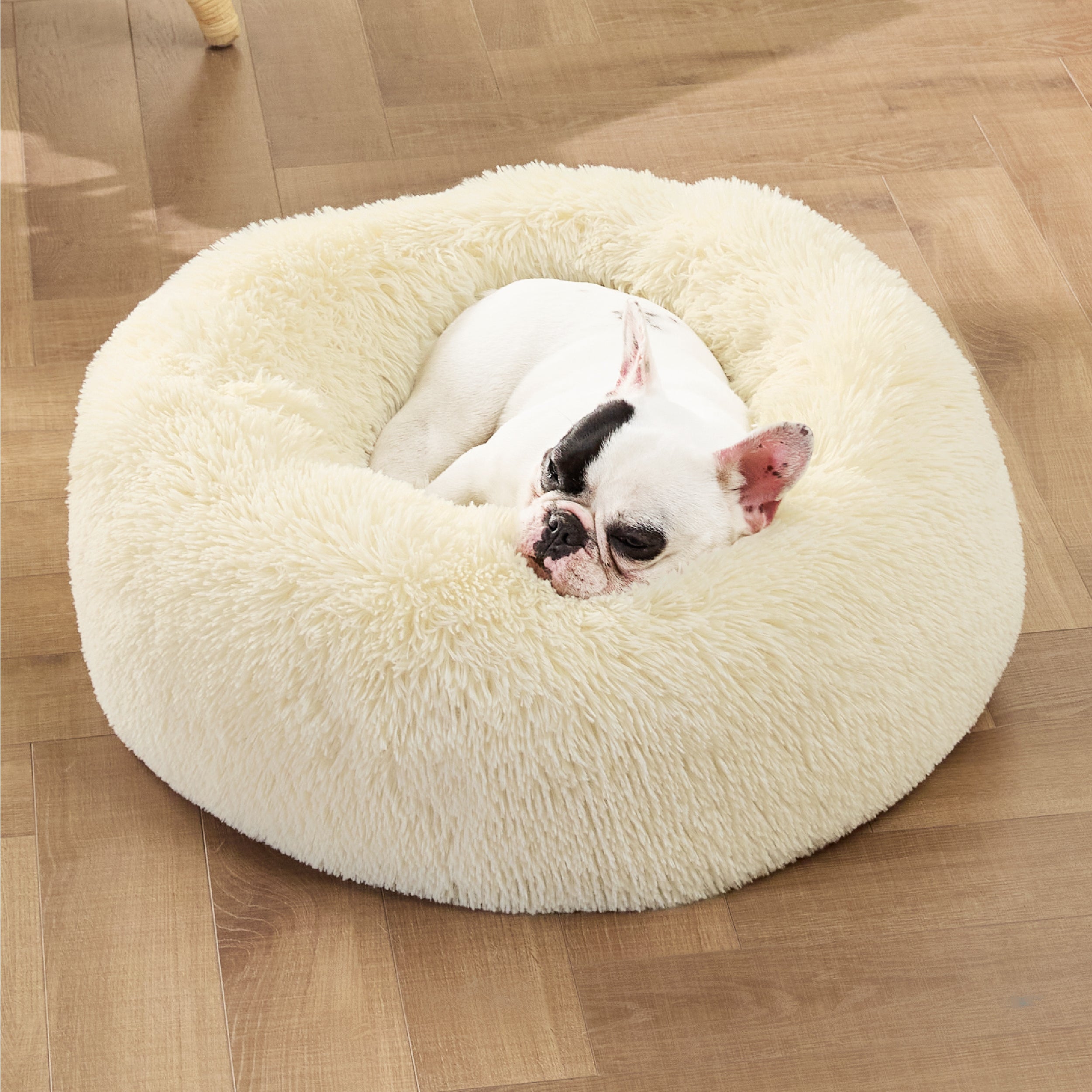 Calming Donut Bed for Dogs and Cats
