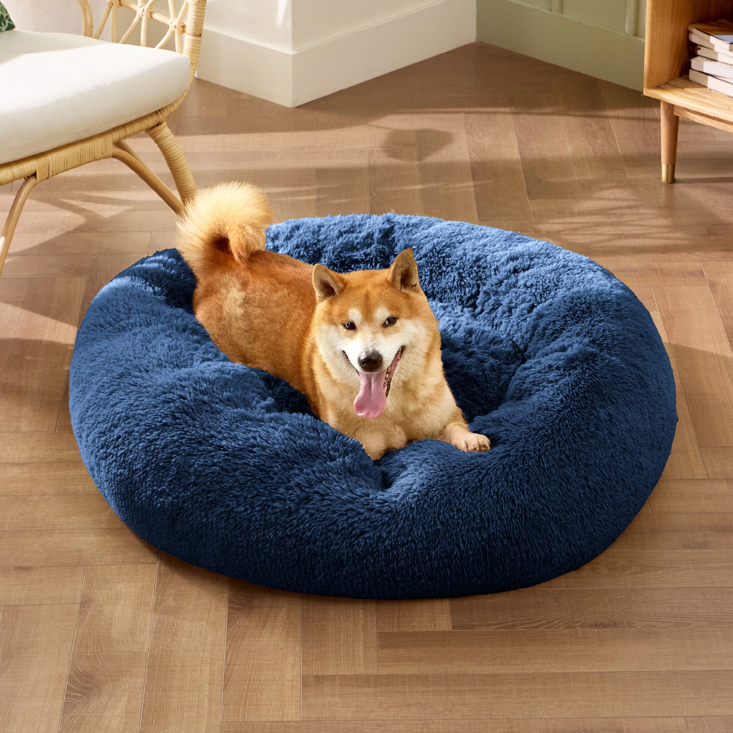 Calming Donut Bed for Dogs and Cats