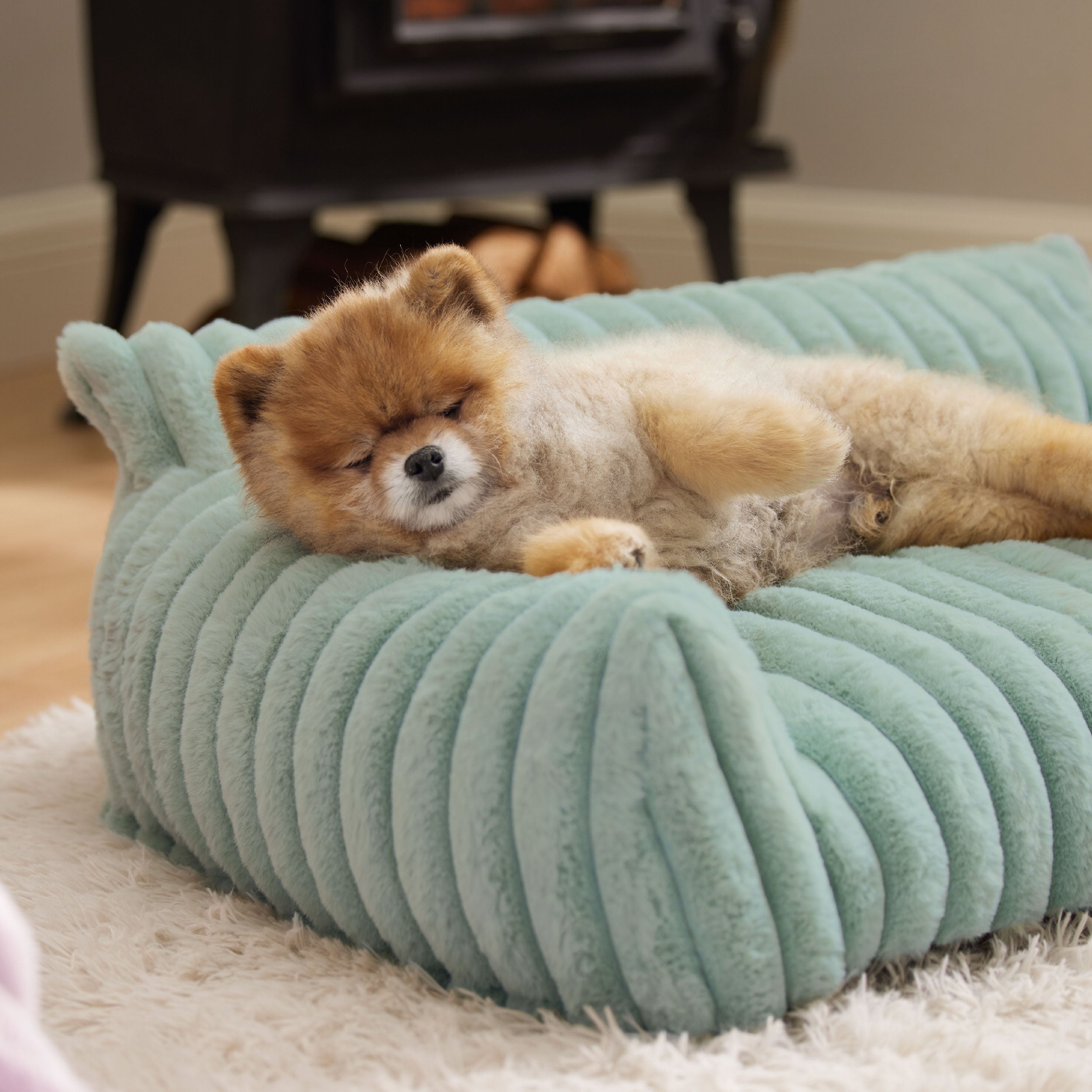 Corduroy Fleece Cat Couch