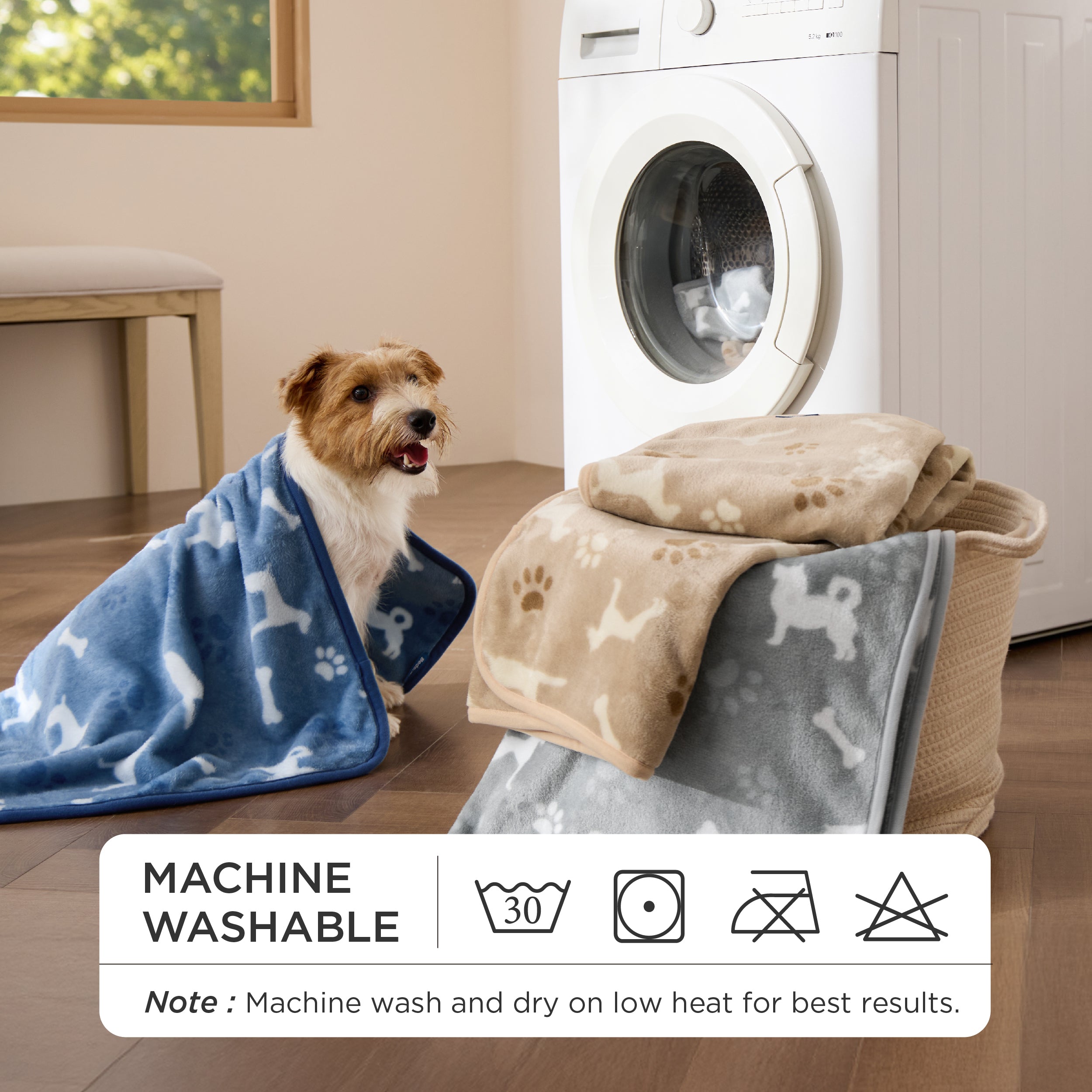 Pet Blankets Three-Pack