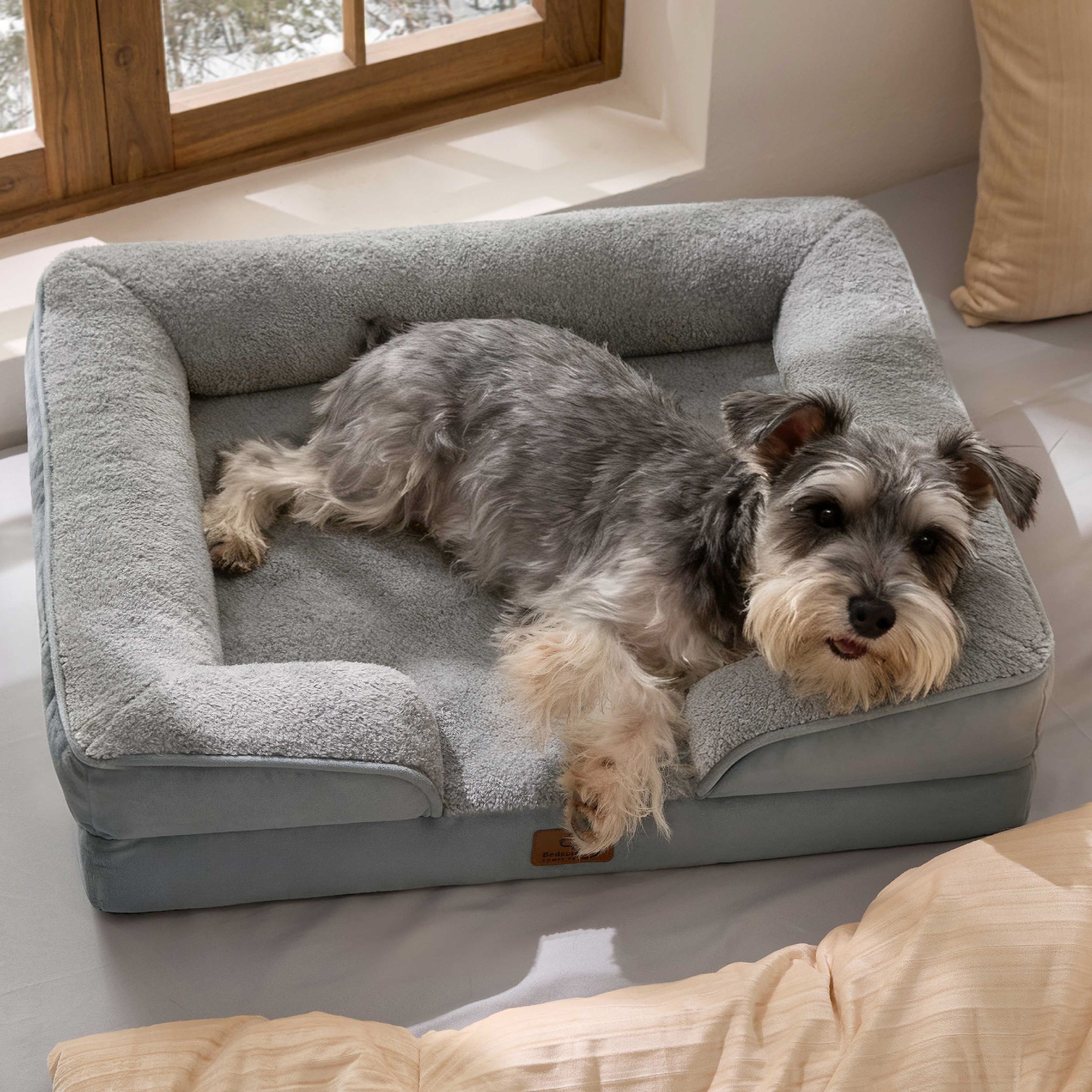 Orthopedic Self-Warming Dog Bed