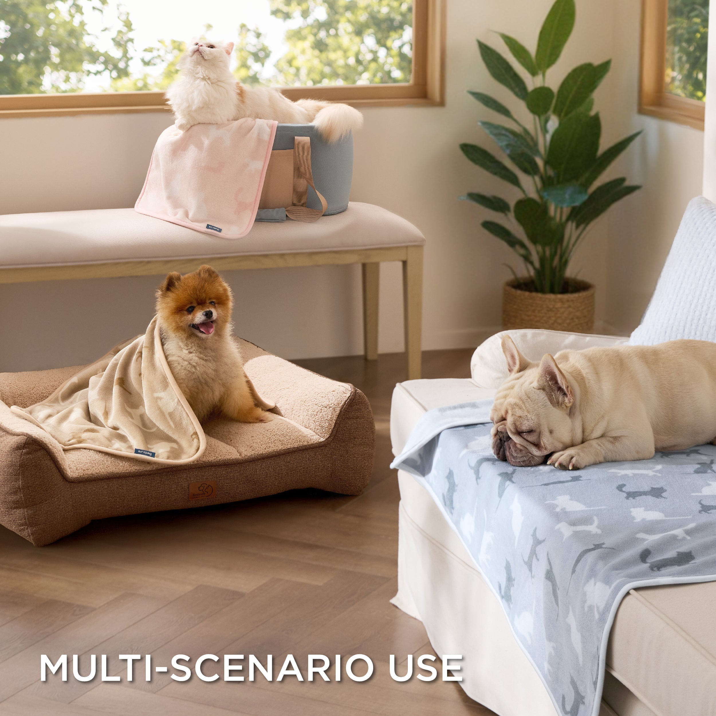 Pet Blankets Three-Pack