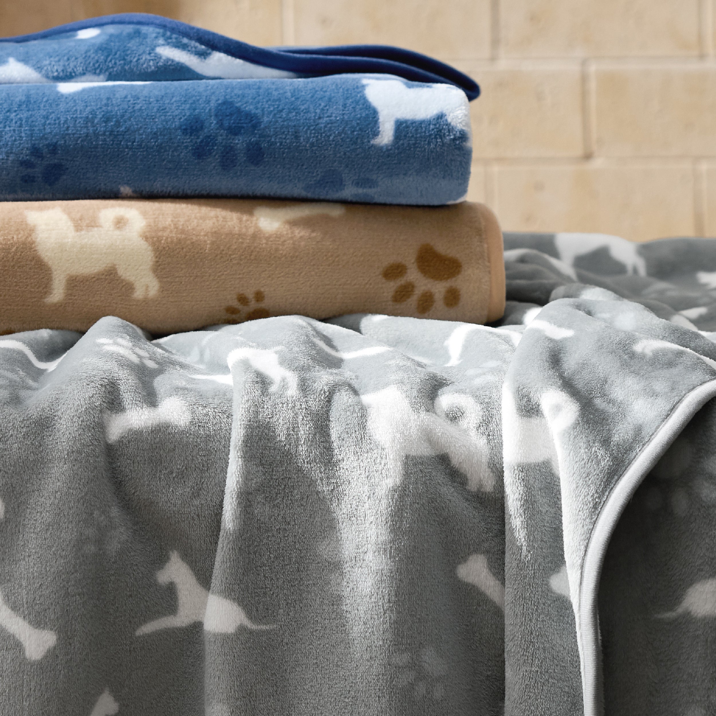 Pet Blankets Three-Pack