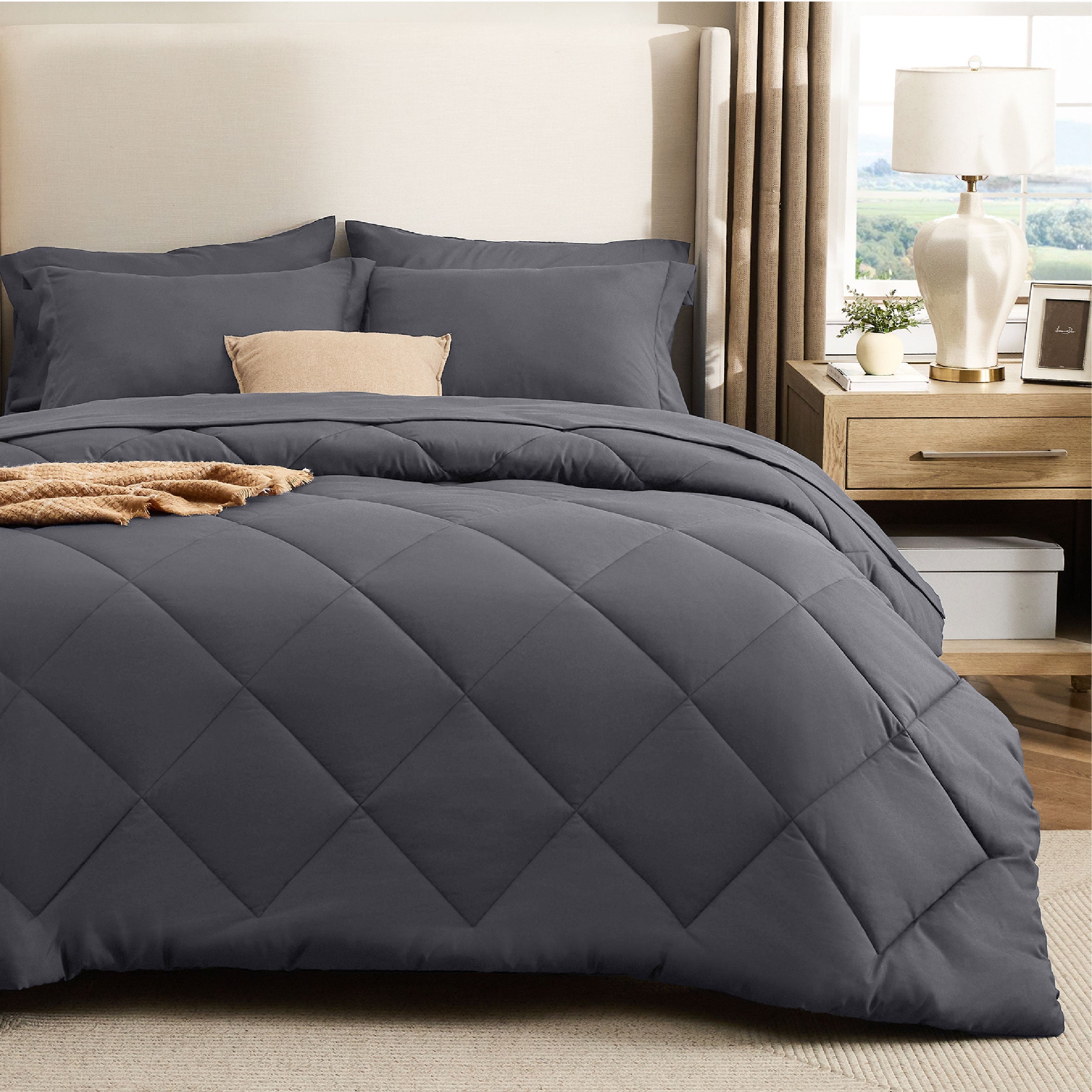 Gentlesoft® Diamond Quilted Bed-in-a-bag