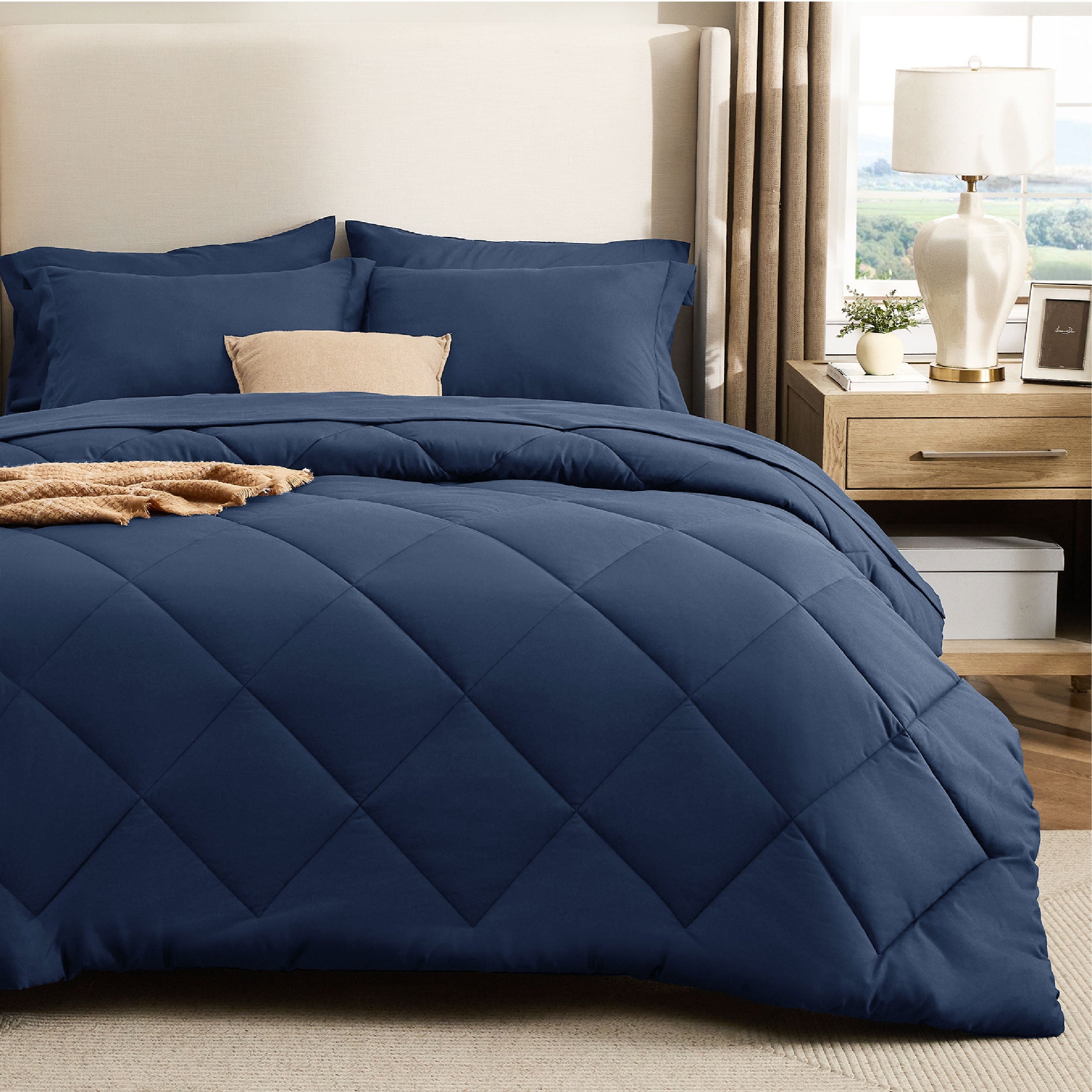 Gentlesoft® Diamond Quilted Bed-in-a-bag