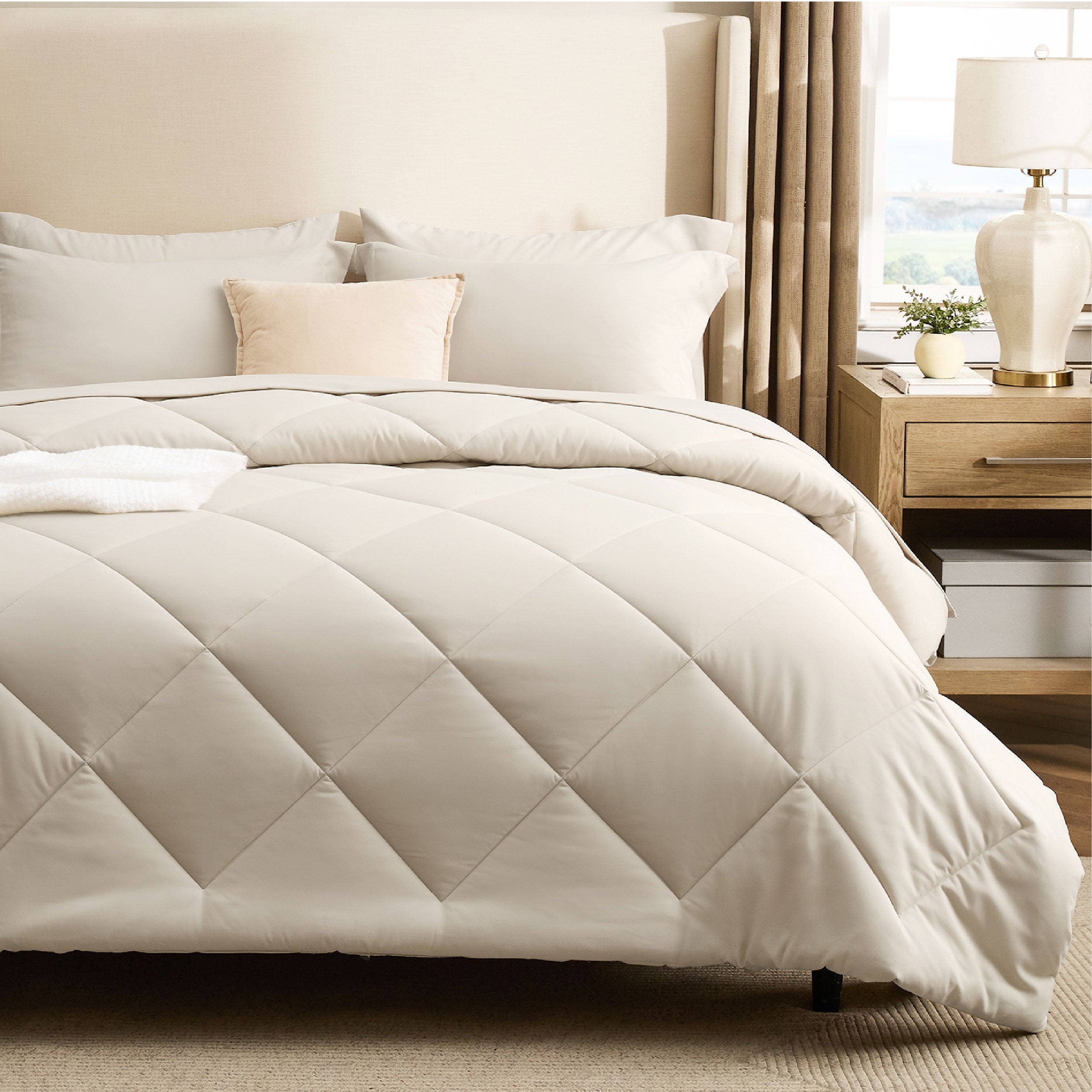 Gentlesoft® Diamond Quilted Bed-in-a-bag