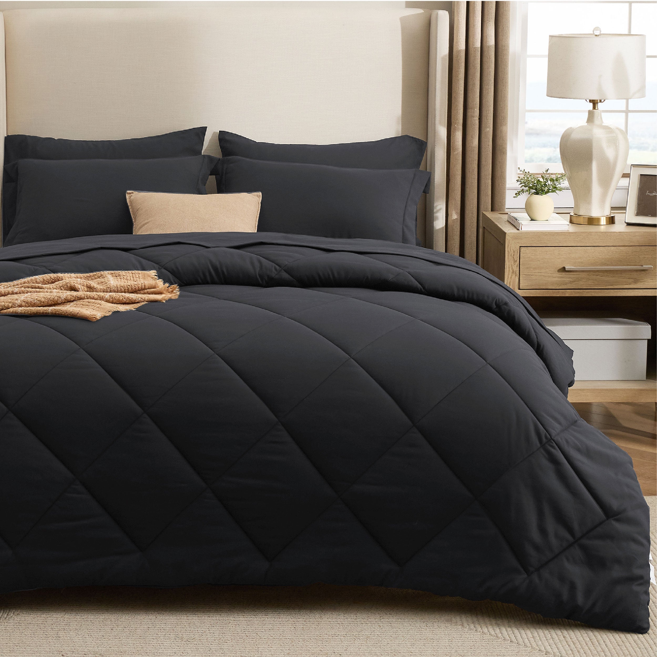 Gentlesoft® Diamond Quilted Bed-in-a-bag