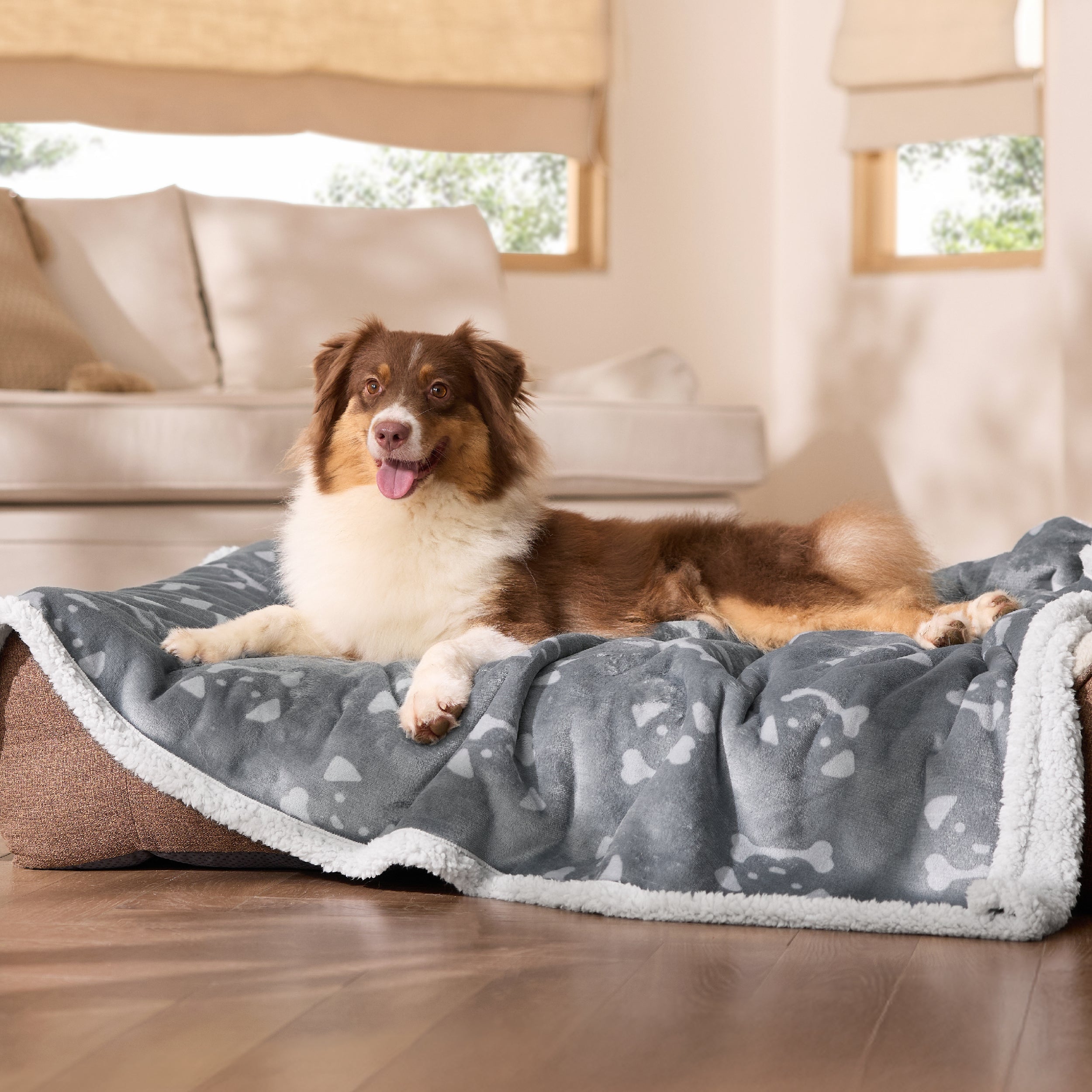 Reversible Waterproof Sherapa Blanket