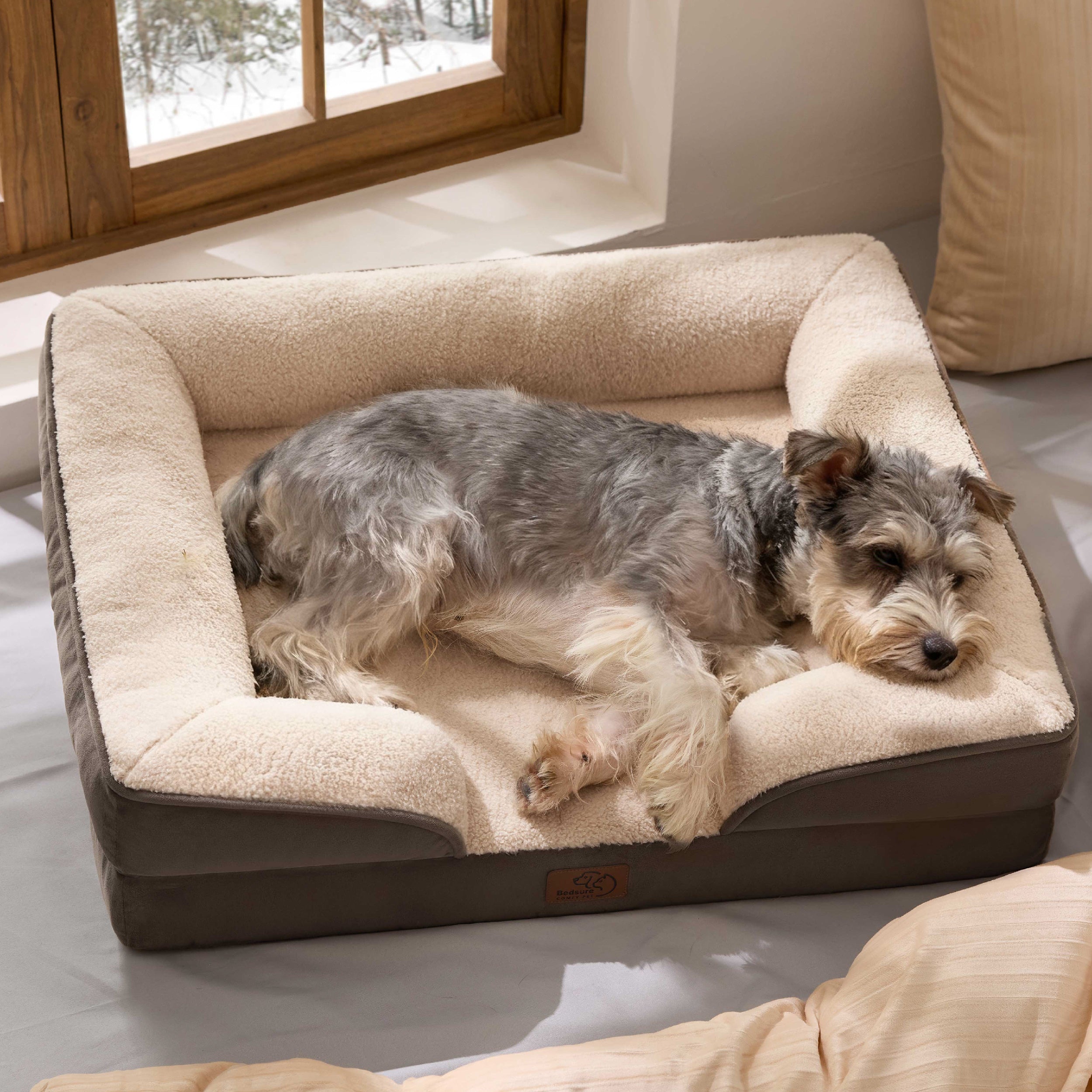 Orthopedic Self-Warming Dog Bed