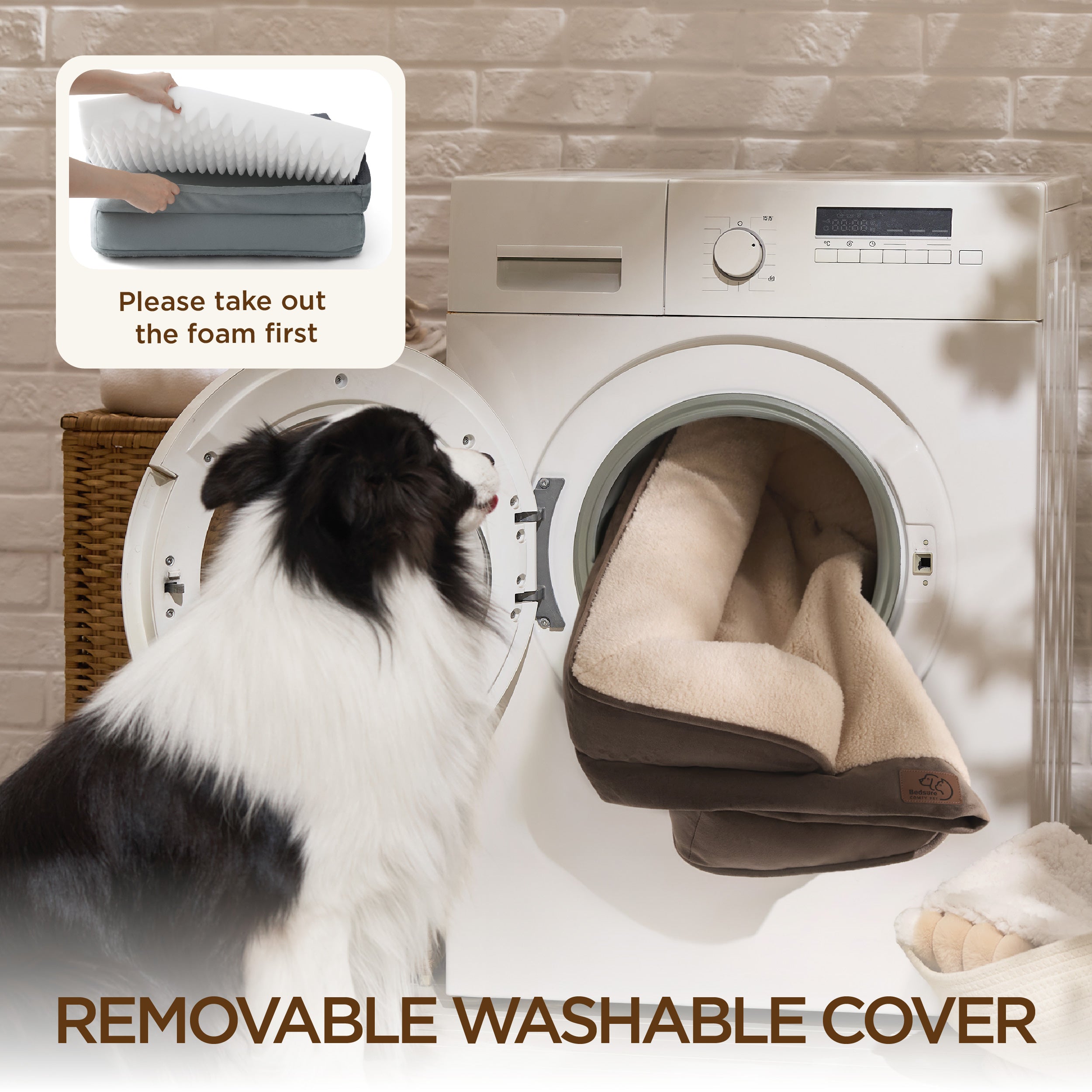 Orthopedic Self-Warming Dog Bed