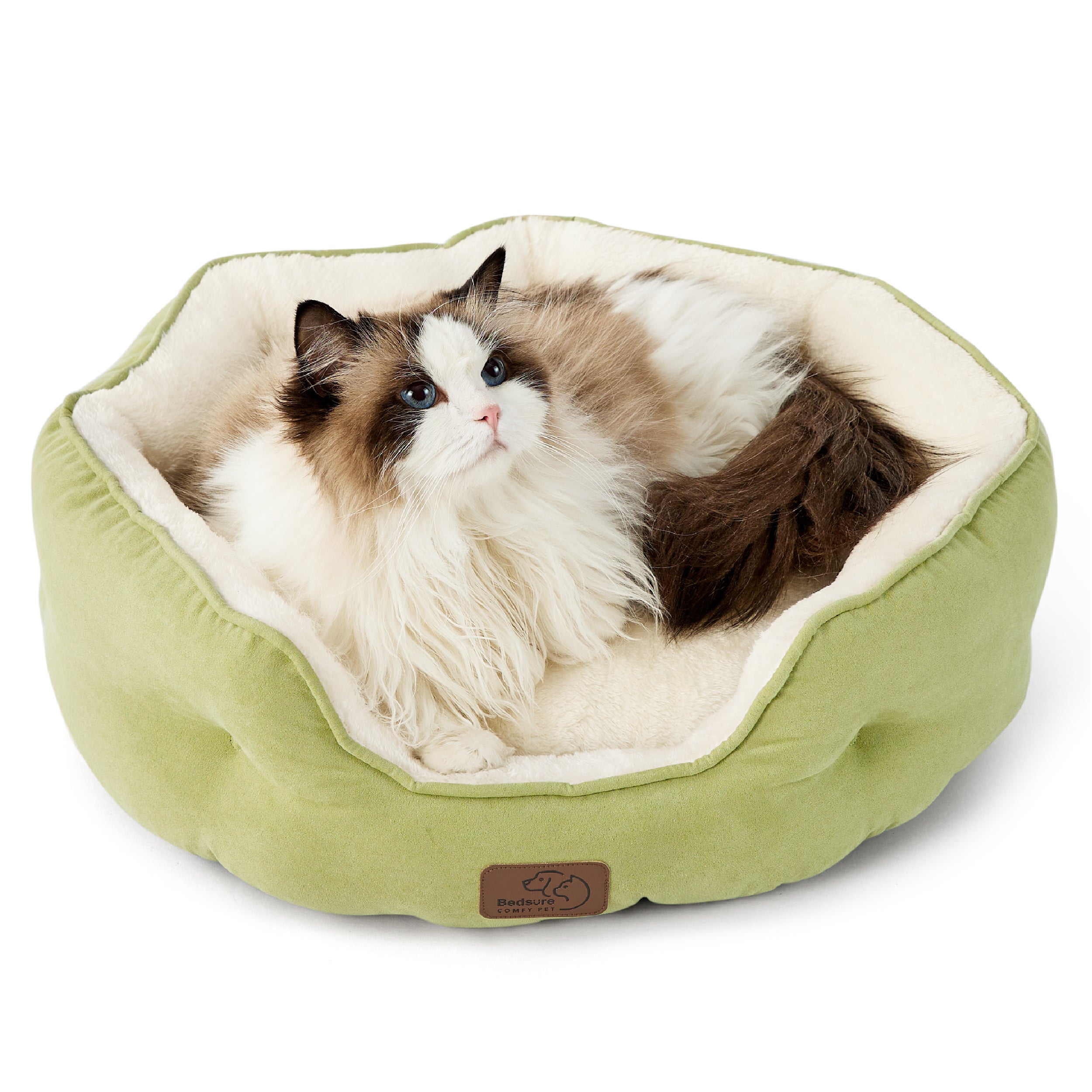 Solid Round Pet Bed