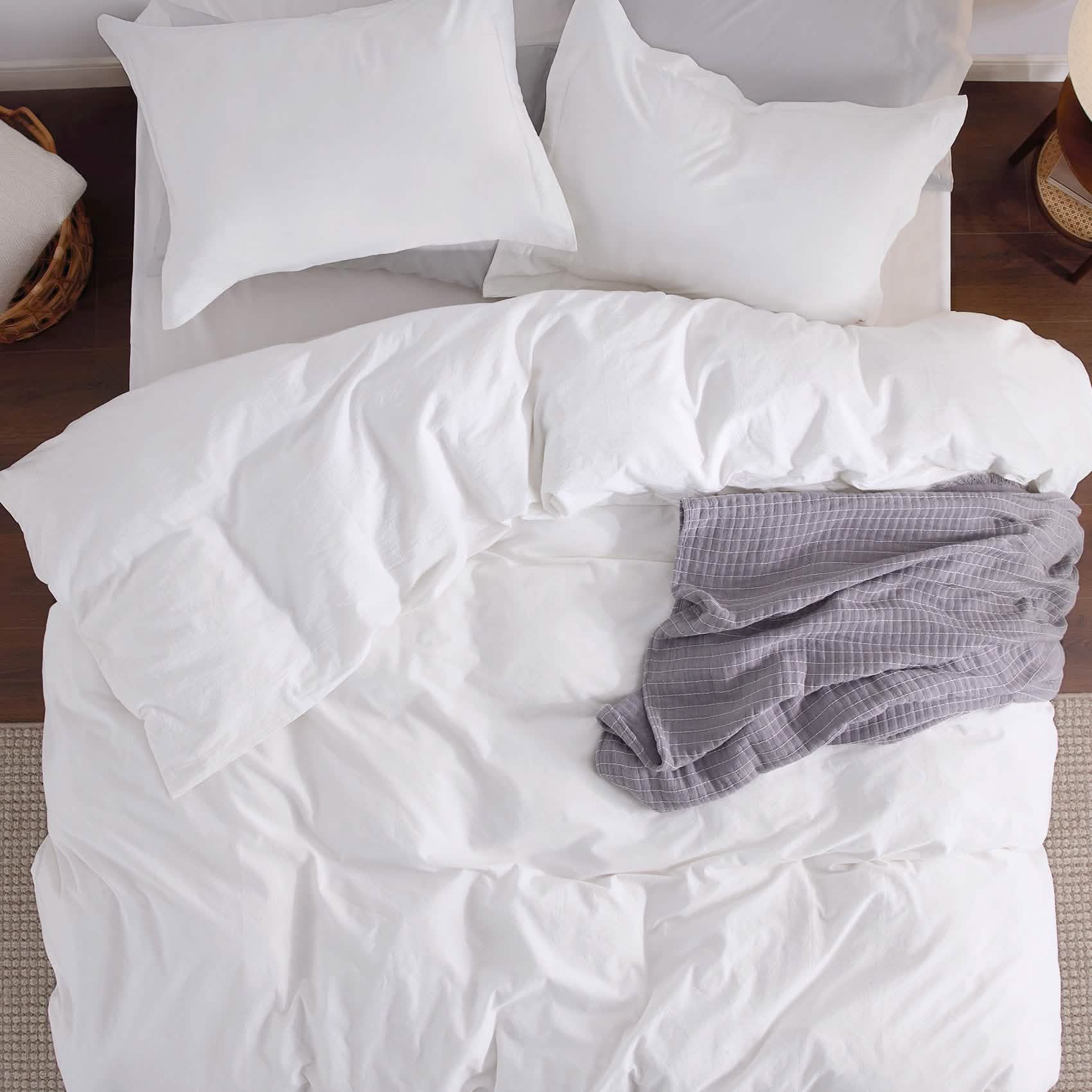 GentleSoft® Washed Cotton Duvet Cover Set