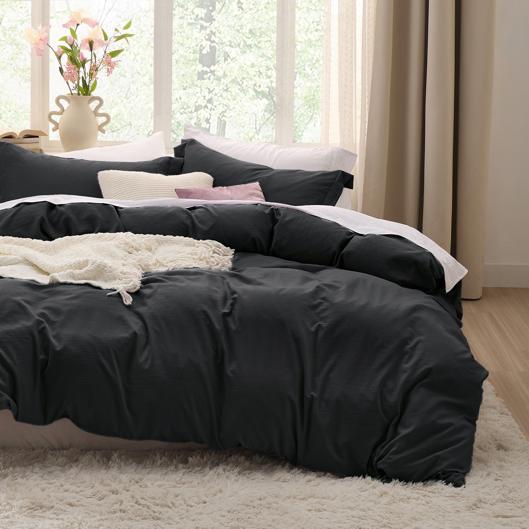 Ultra Soft Hypoallergenic Microfiber Duvet Cover Set