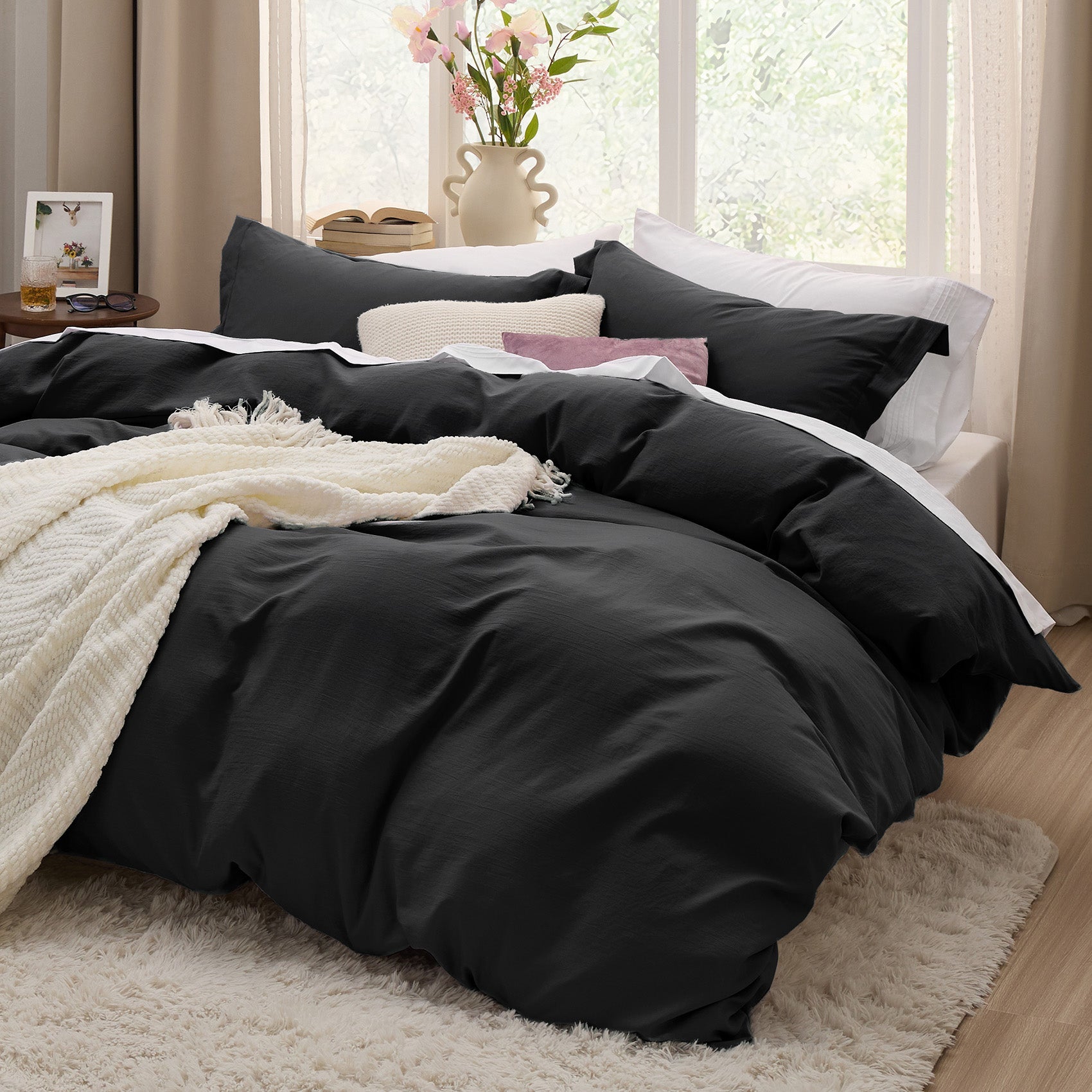 Ultra Soft Hypoallergenic Microfiber Duvet Cover Set