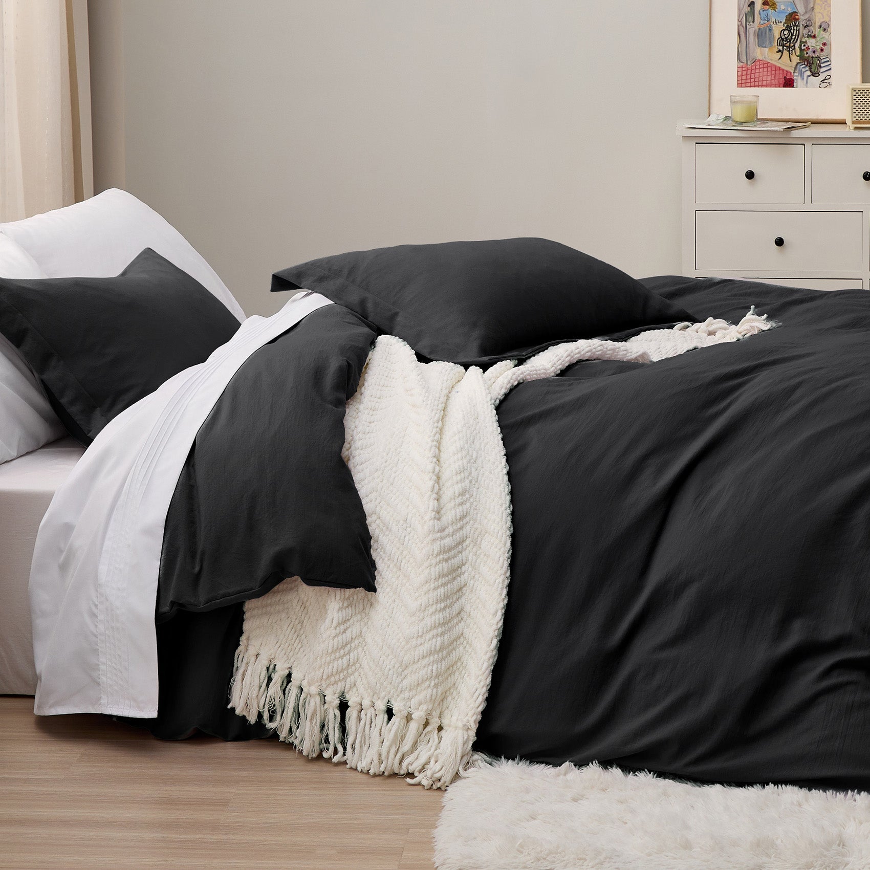 Ultra Soft Hypoallergenic Microfiber Duvet Cover Set