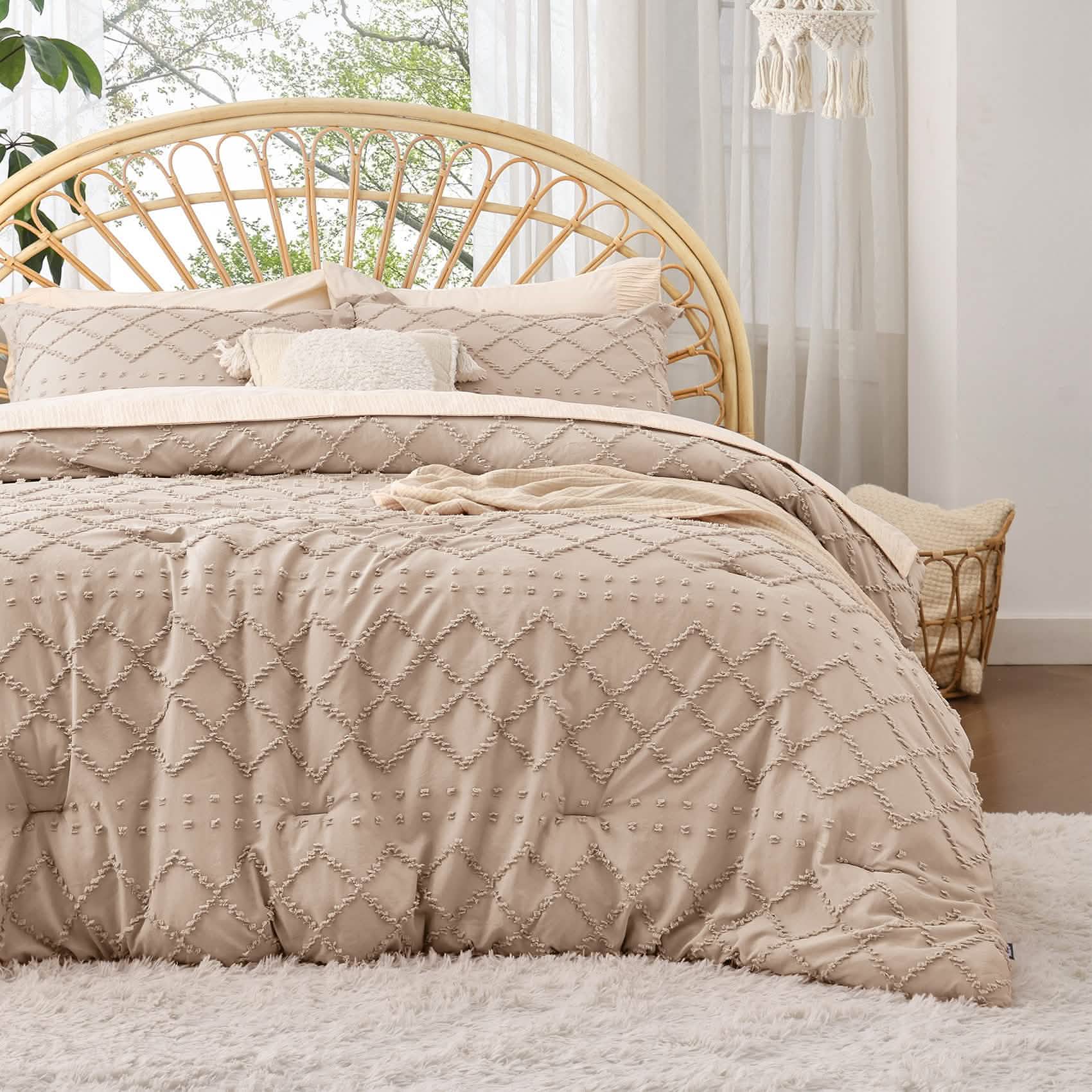 GentleSoft™ Tufted Embroidery Comforter Set