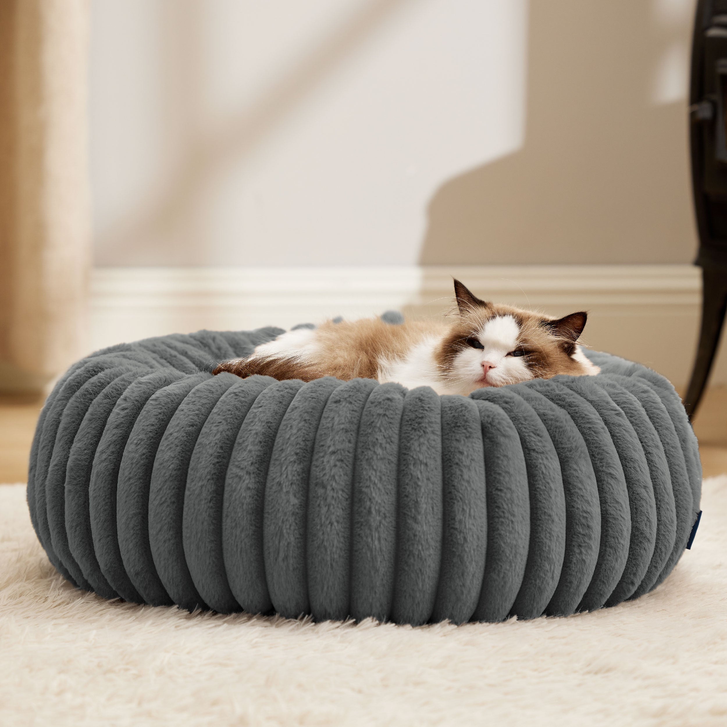 Corduroy Round Pet Bed