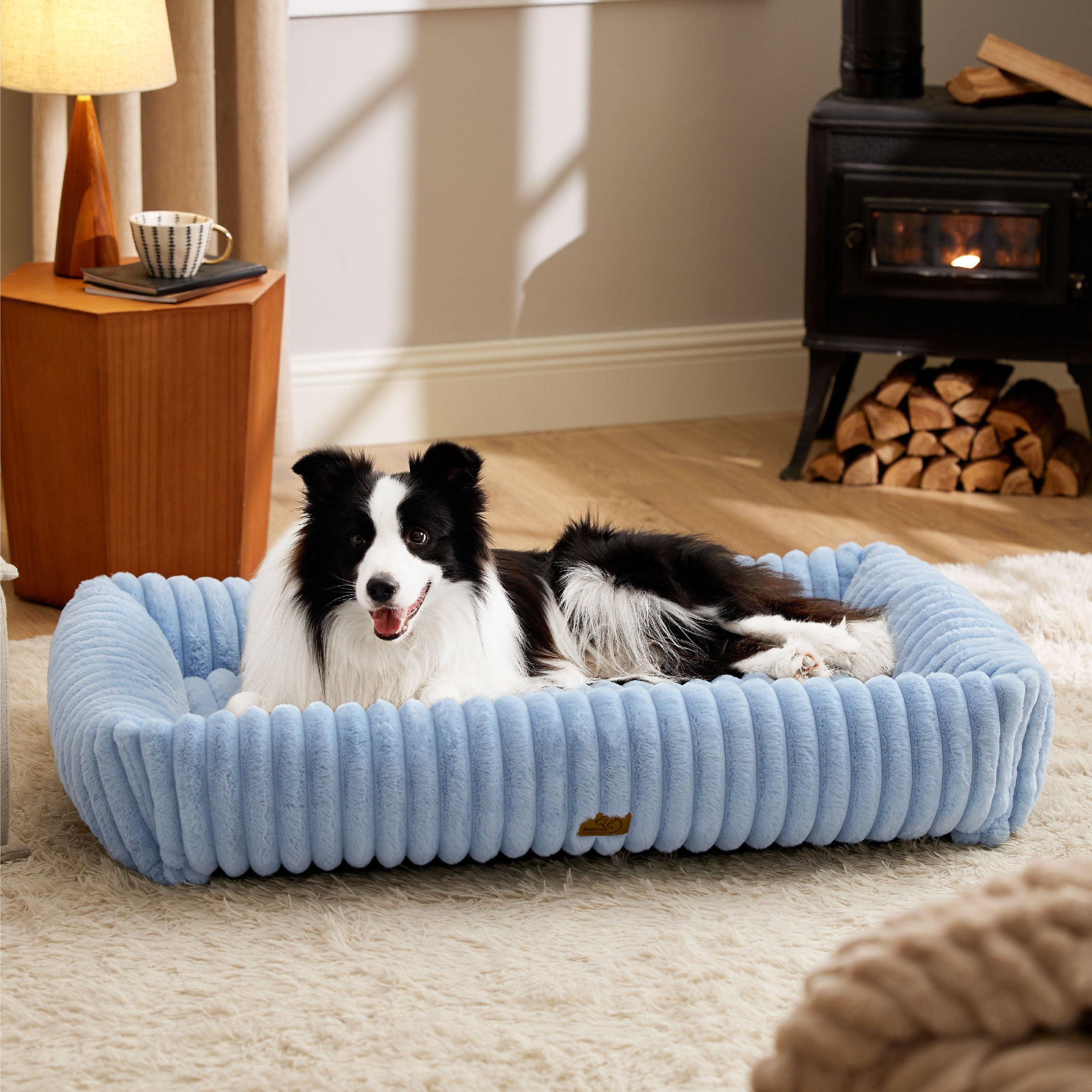 Corduroy Fleece Pet Bed