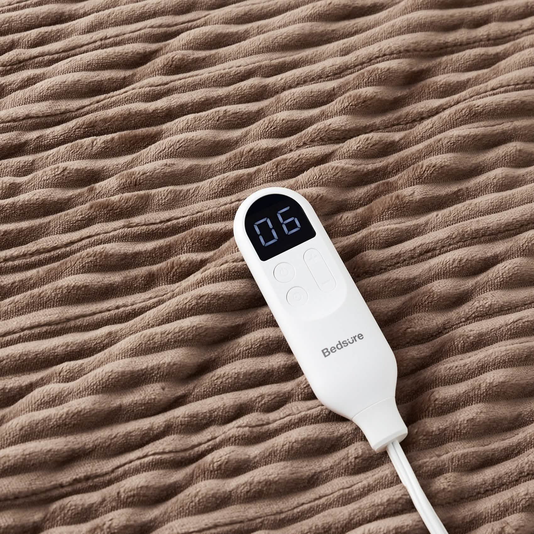 GentleSoft® Ribbed Heated Blanket