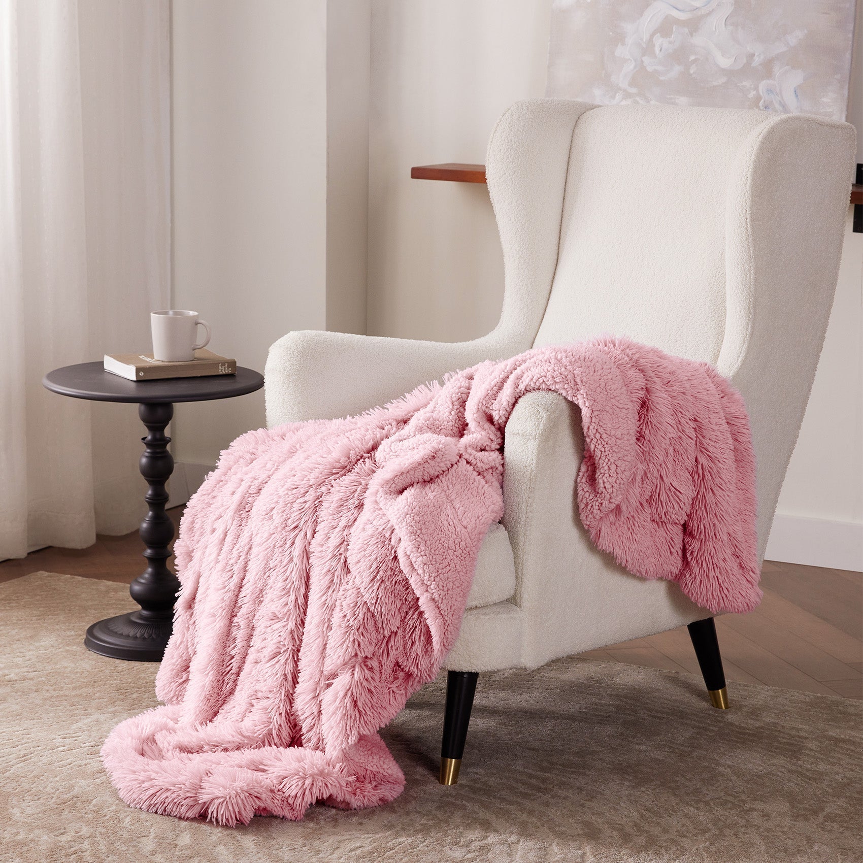 Fuzzy Faux Fur Blanket