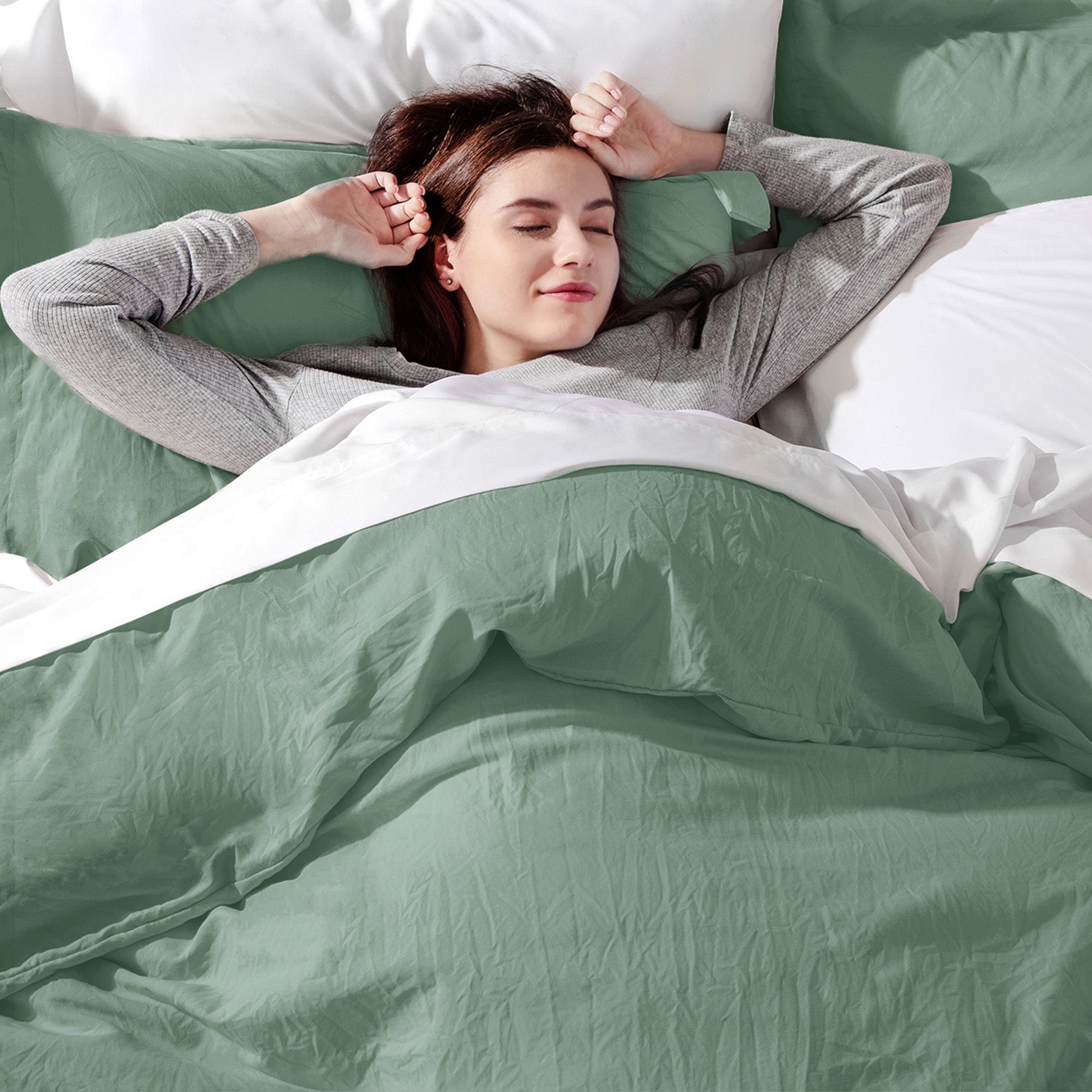 Ultra Soft Hypoallergenic Microfiber Duvet Cover Set