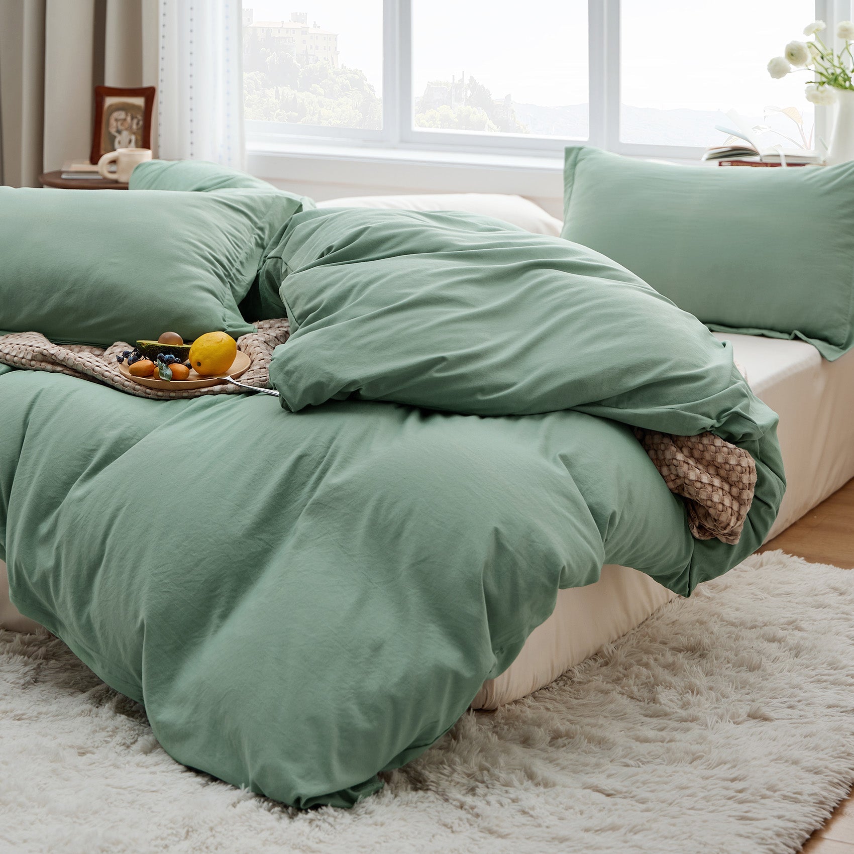 Ultra Soft Hypoallergenic Microfiber Duvet Cover Set