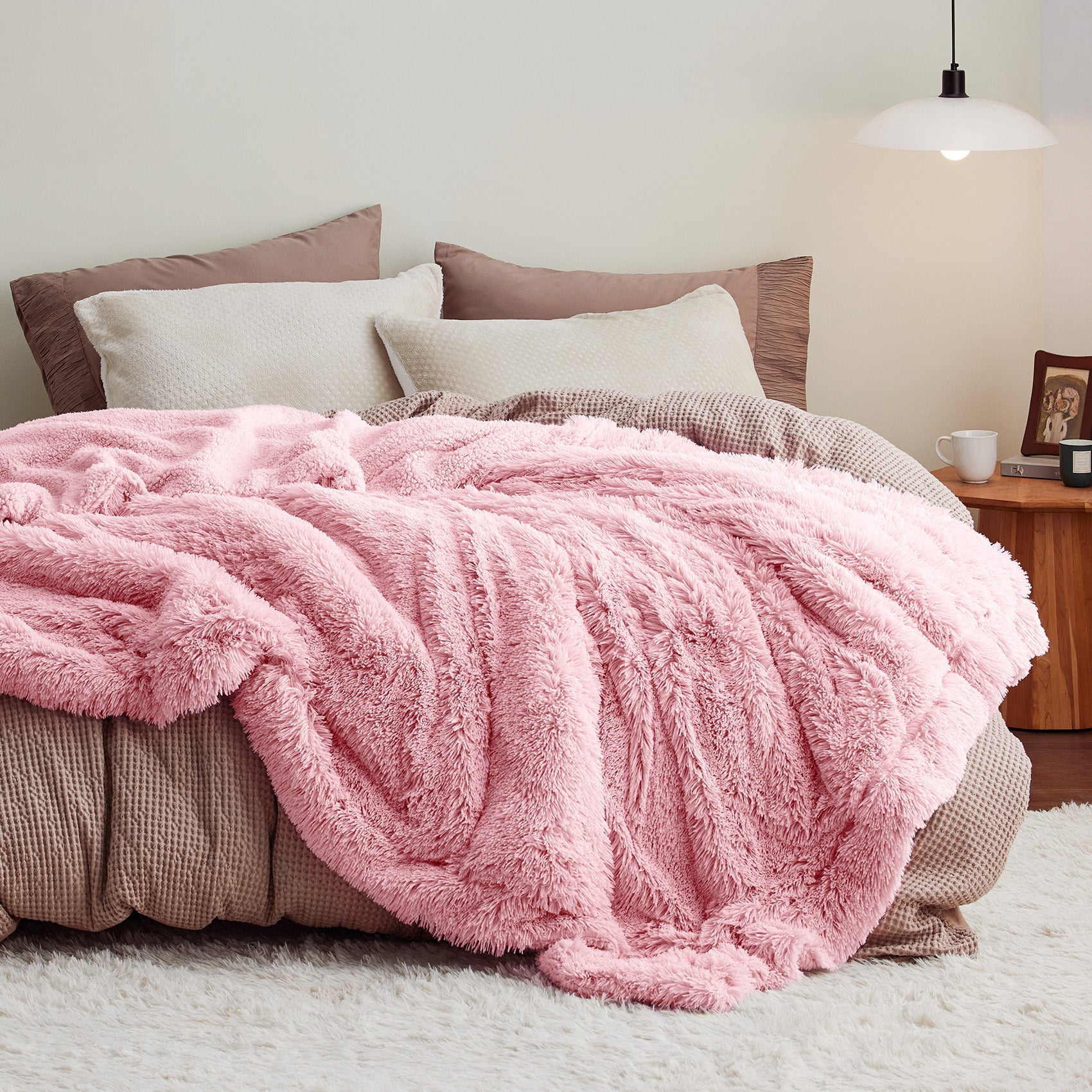 Fuzzy Faux Fur Blanket