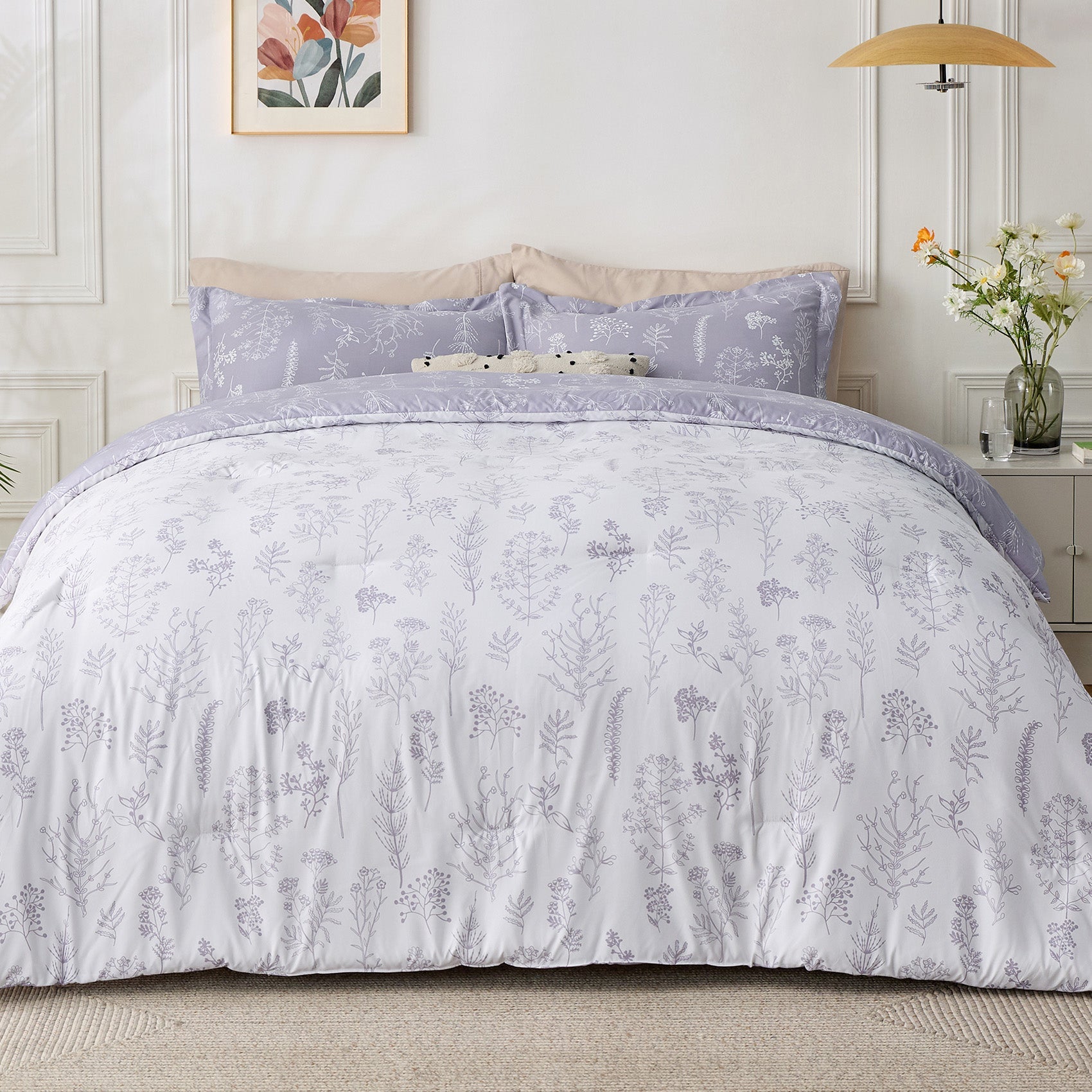 Floral Comforter Set