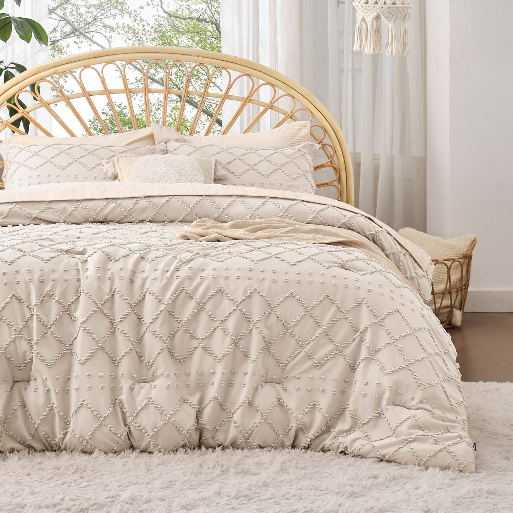 GentleSoft™ Tufted Embroidery Comforter Set