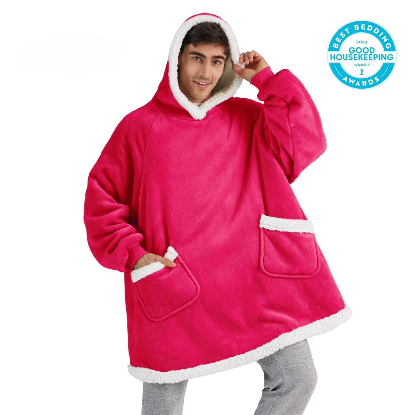 Sherpa Fleece Blanket Hoodie